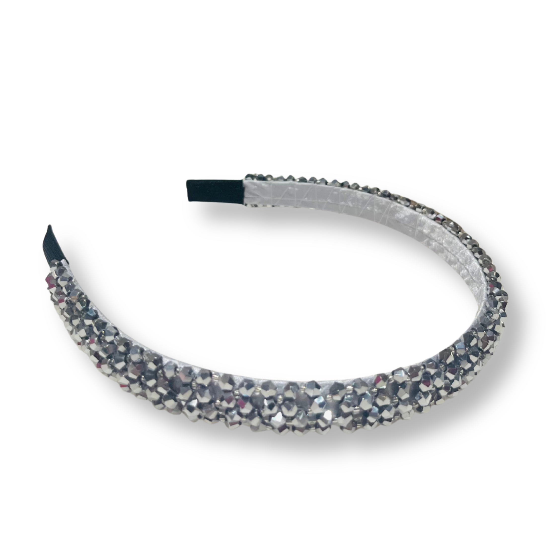 Silver Beaded Hairband