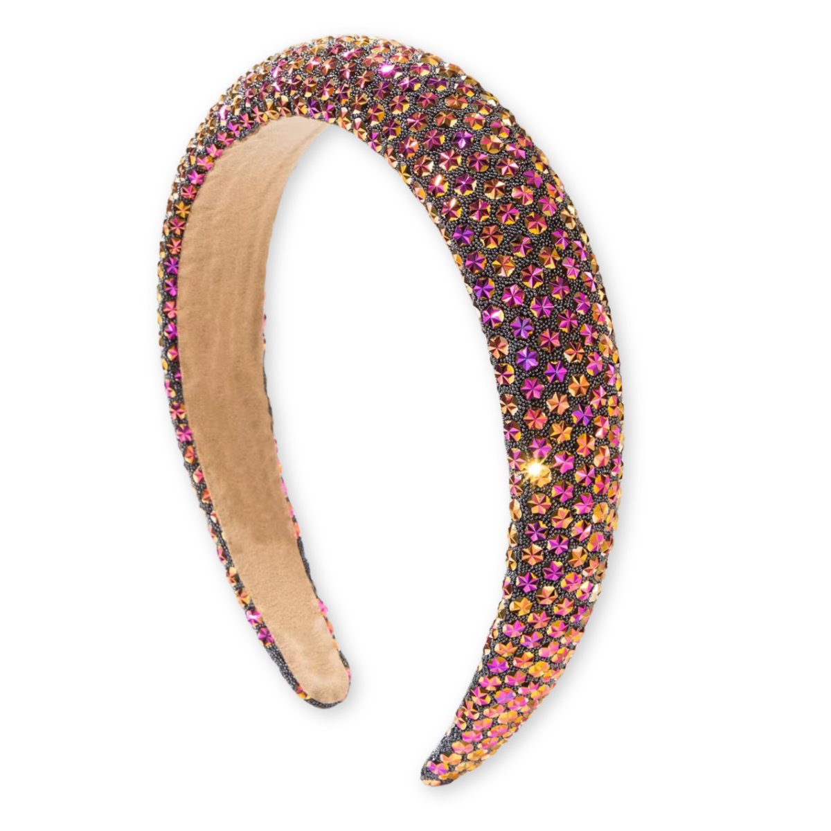 Coffee Snow Flake Sparkle Hairband