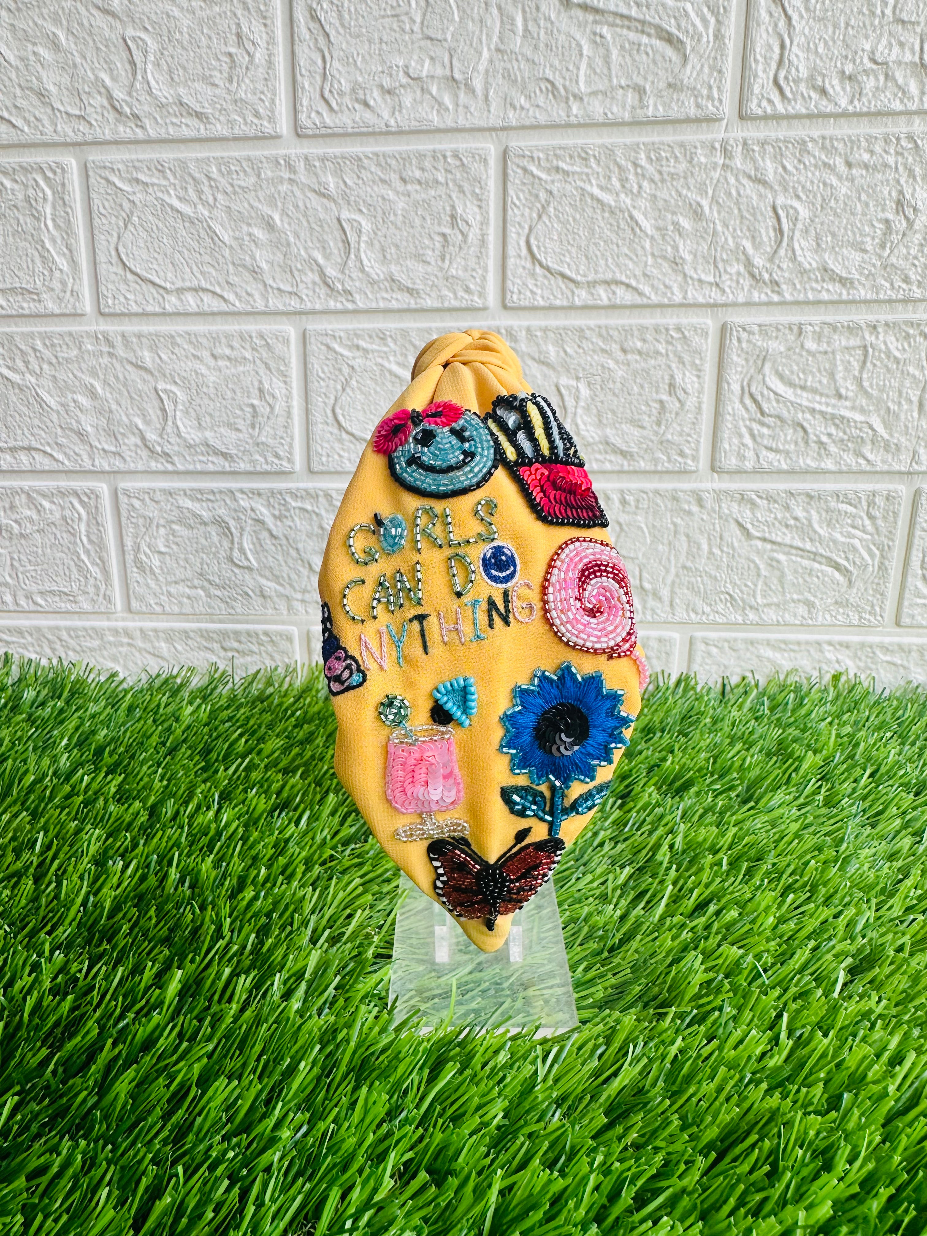 Emoji lemon Turban Hairband