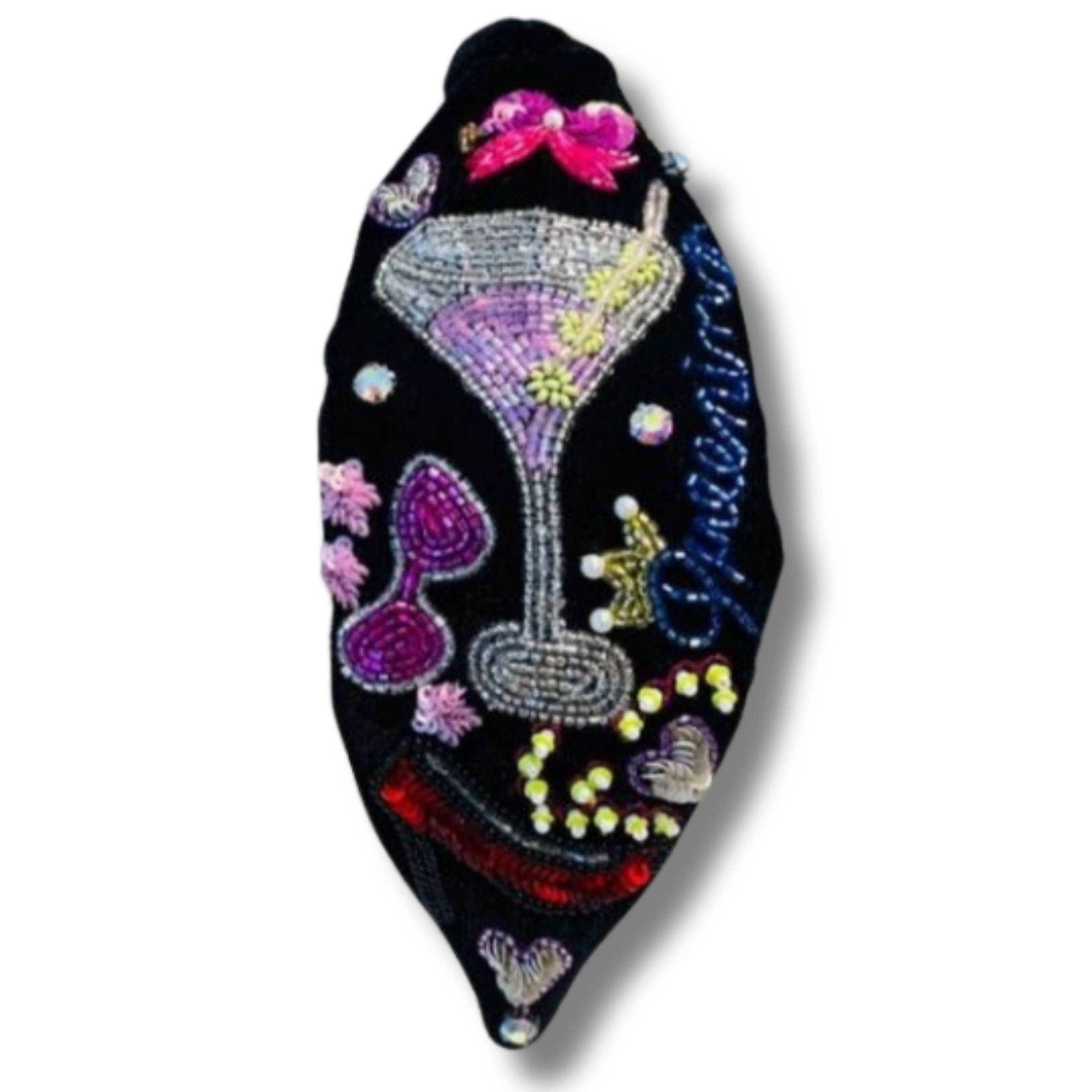 Queening Boss Babe Black Turban Hairband