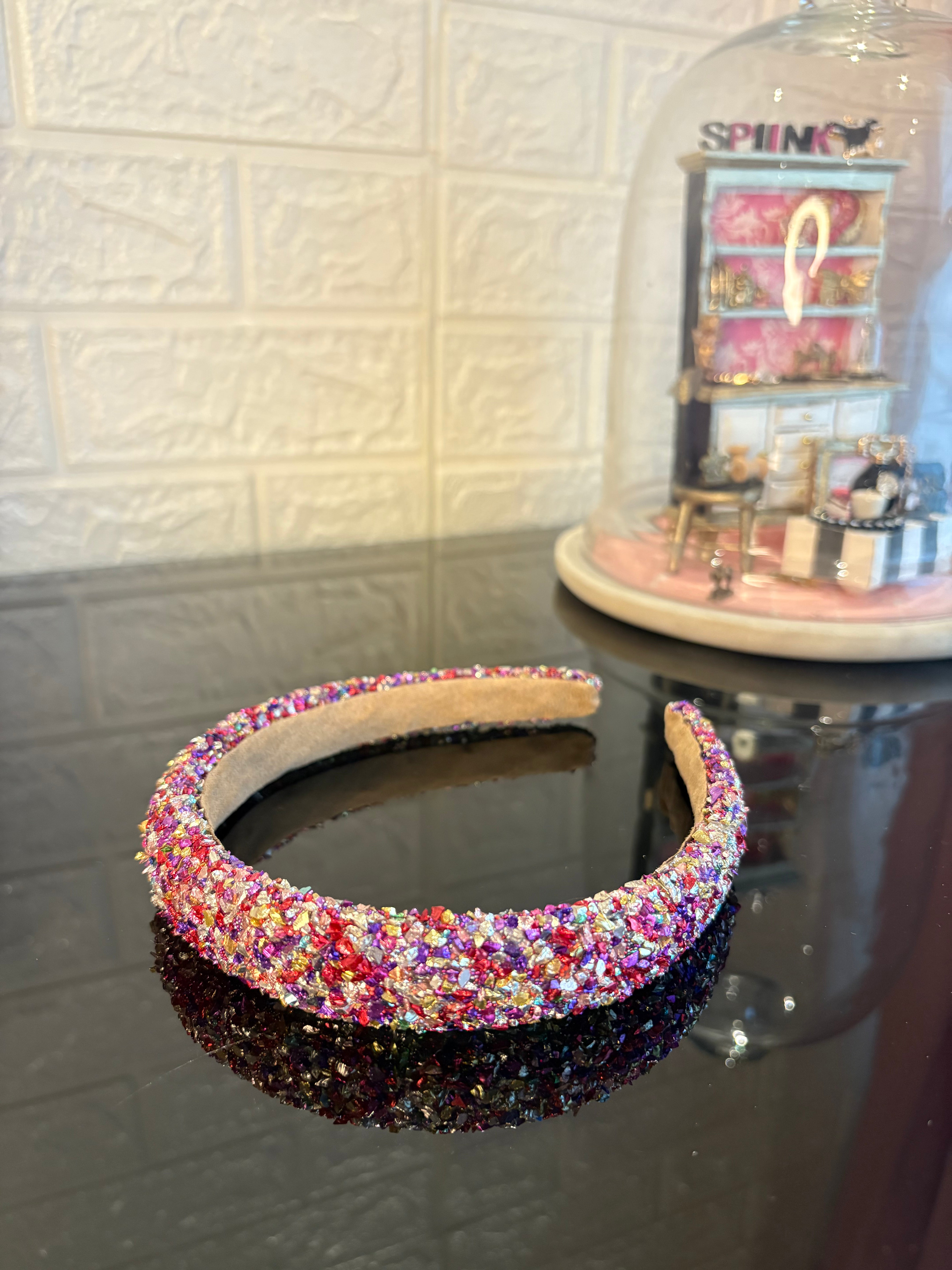 Multicolor Glitter Hairband