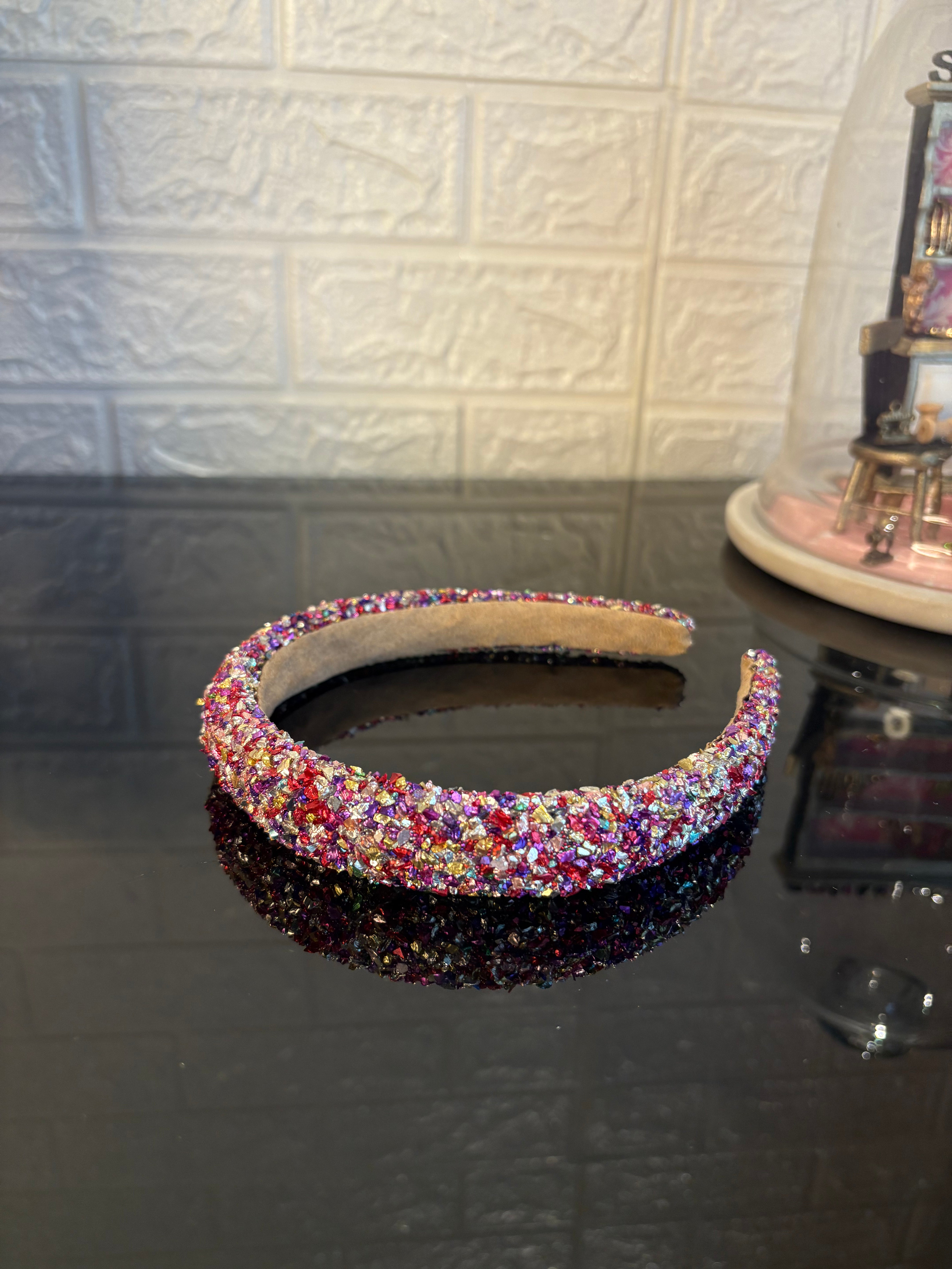 Multicolor Glitter Hairband