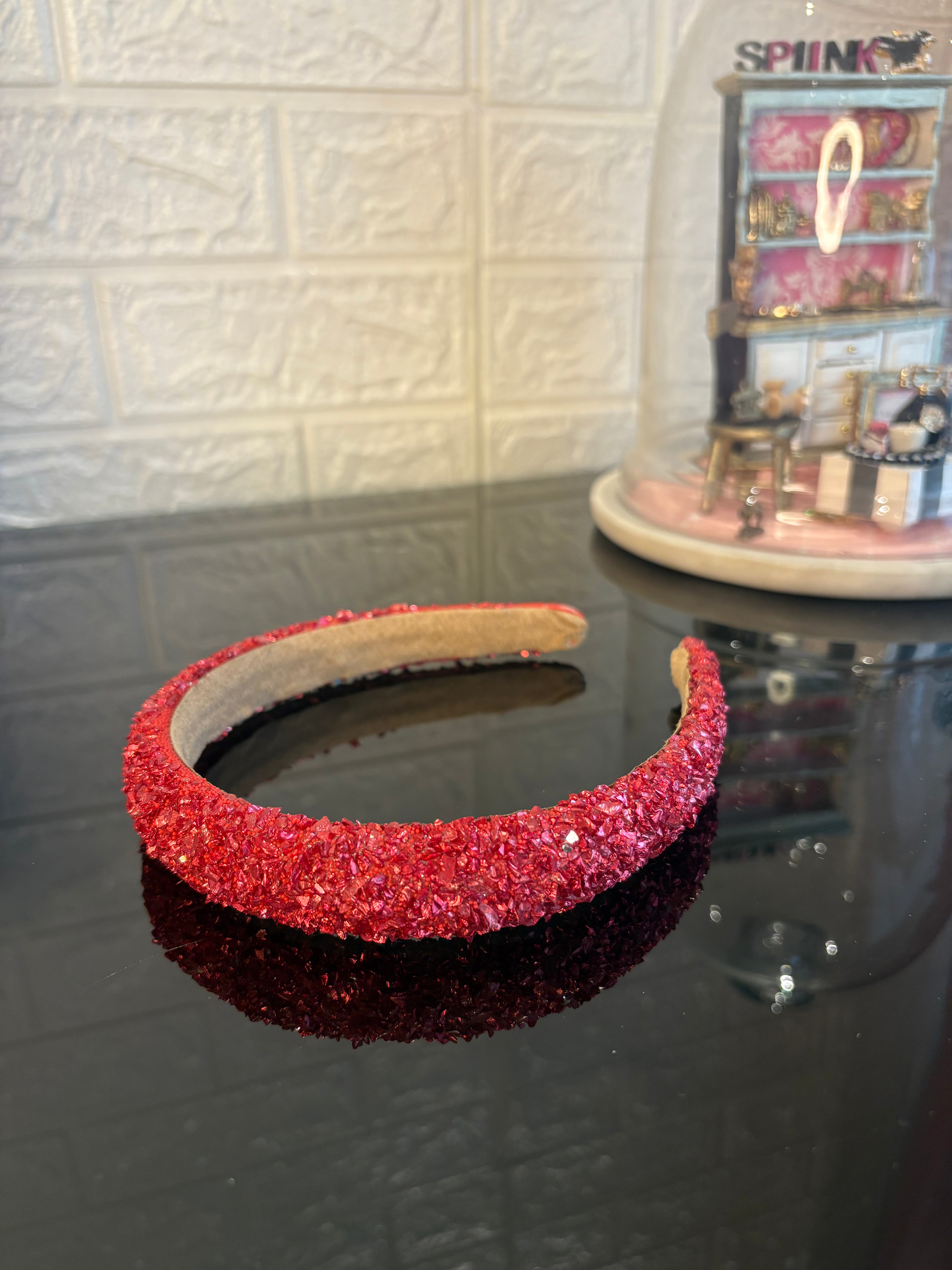 Red Glitter Hairband