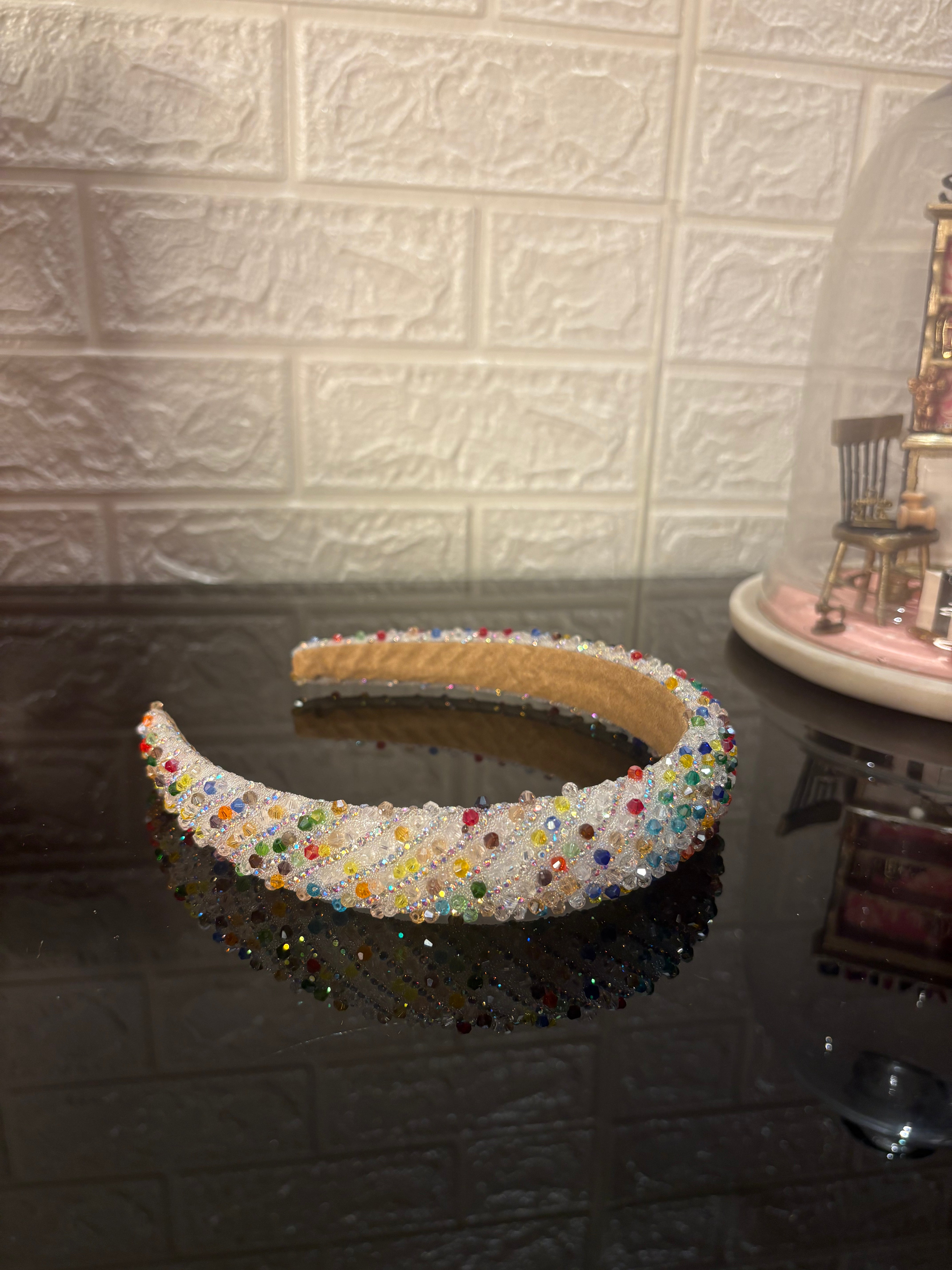 Multicolor Dazzle Crown Headband