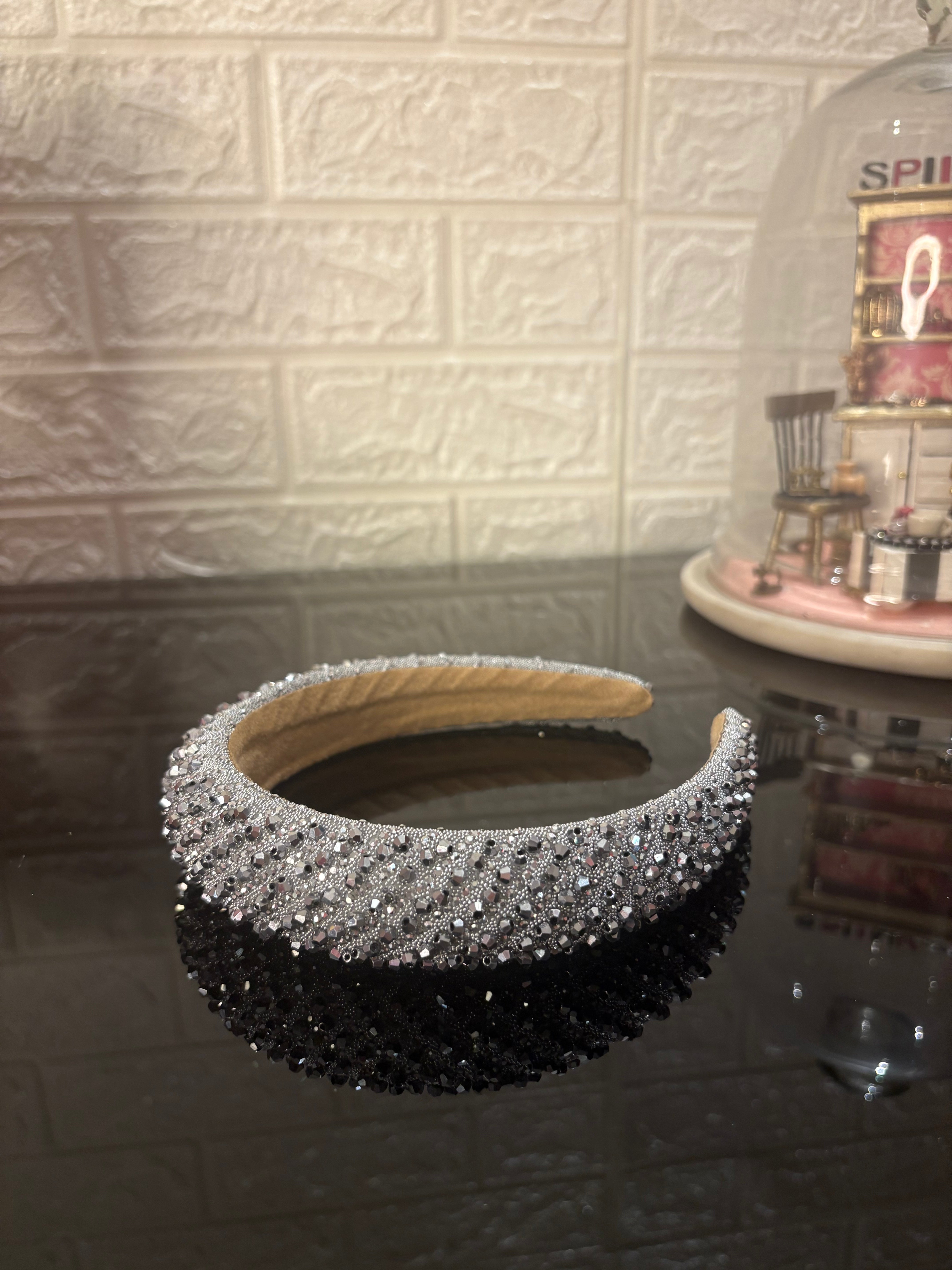 Silver Dazzle Crown Headband