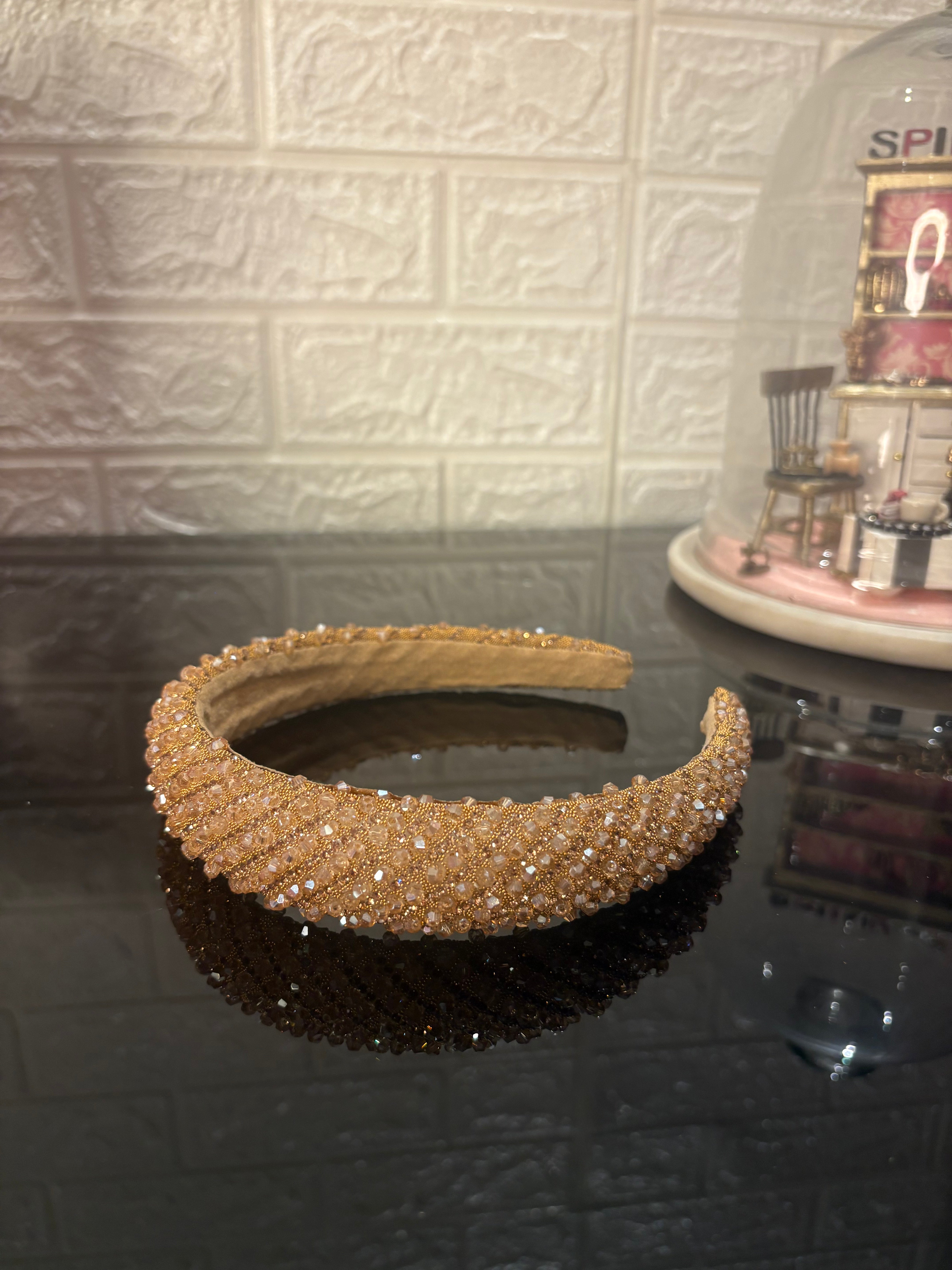 Gold Dazzle Crown Headband