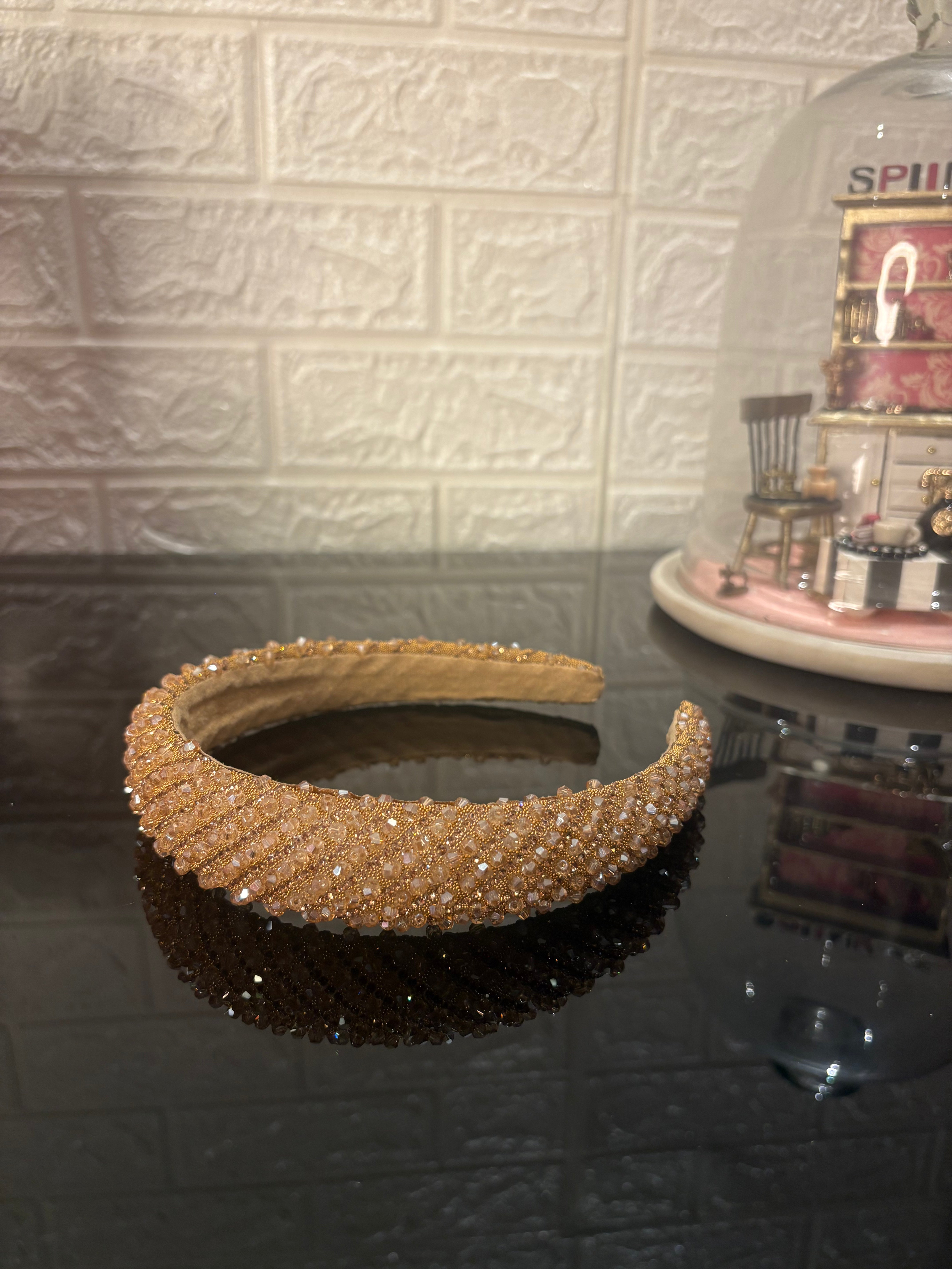 Gold Dazzle Crown Headband