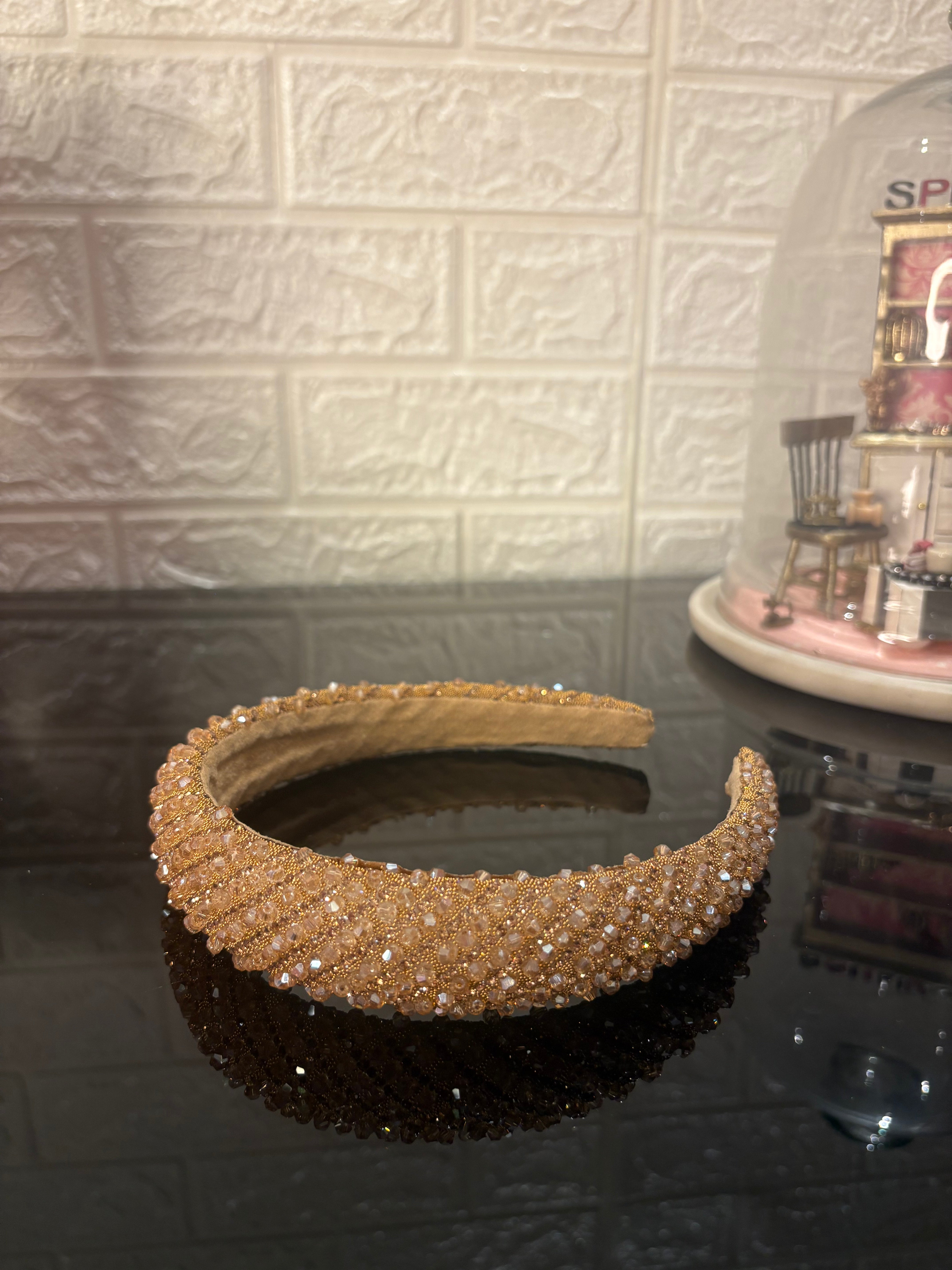 Gold Dazzle Crown Headband