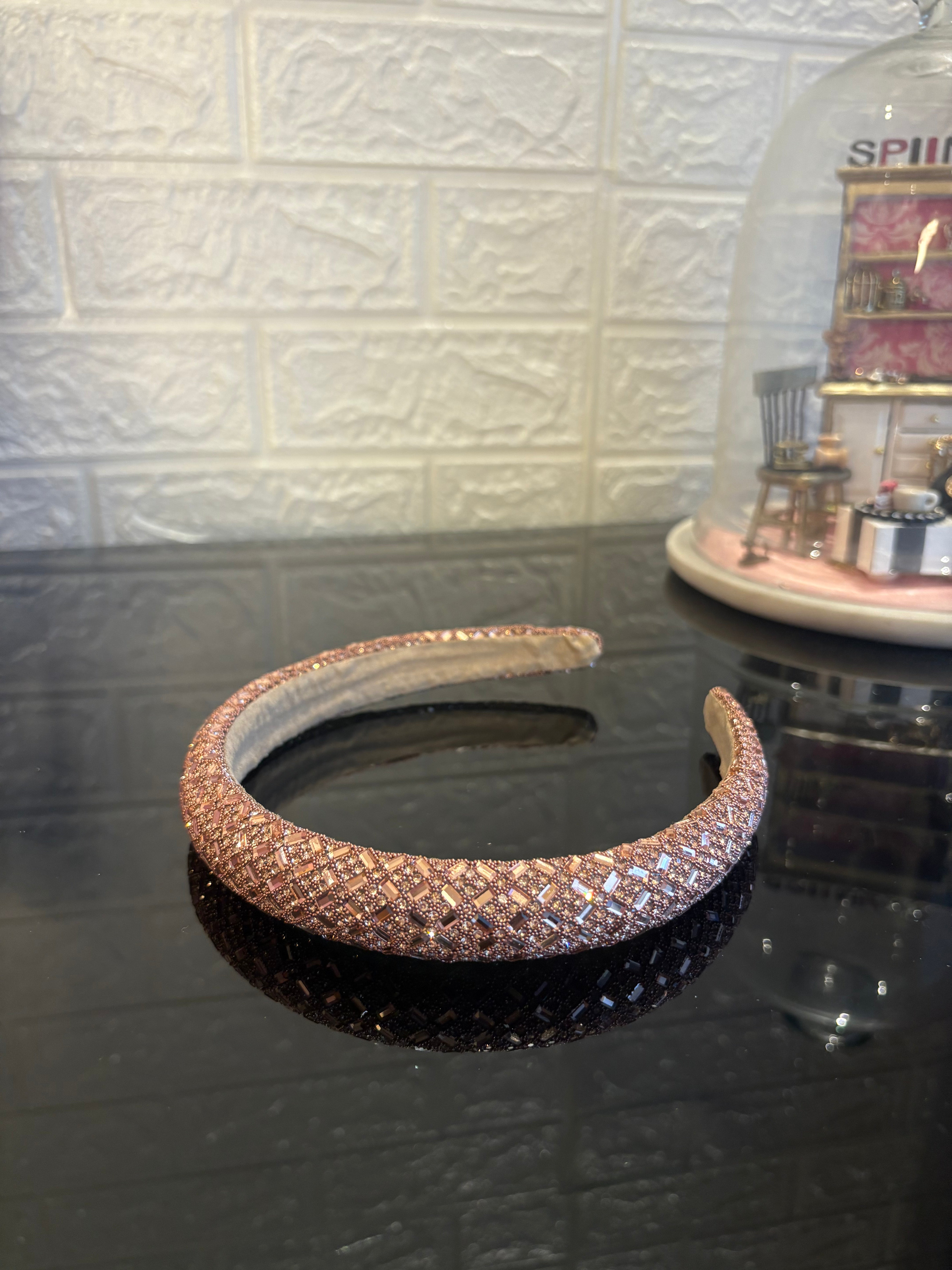 Gold Crystal Glam Headband