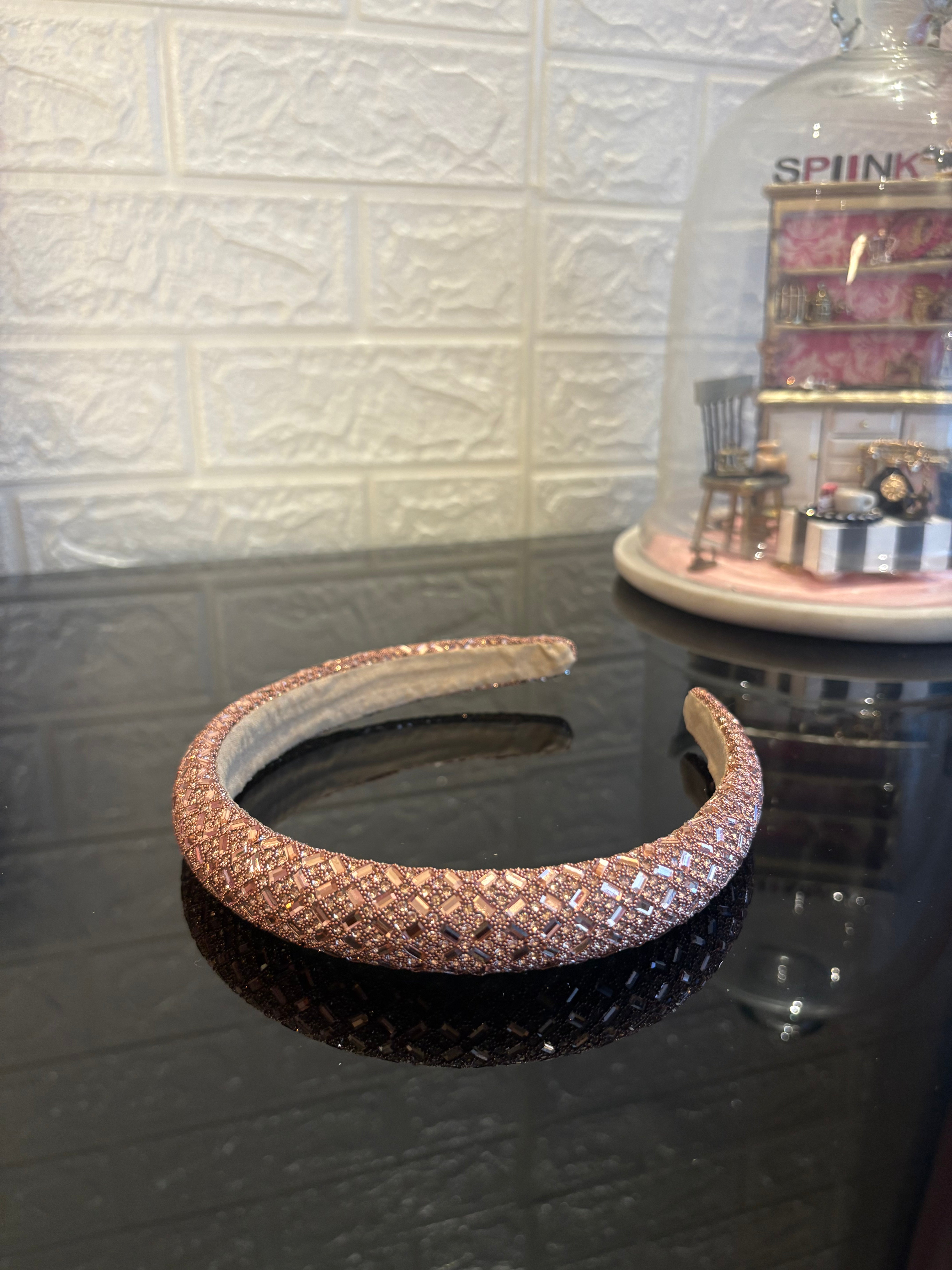 Gold Crystal Glam Headband