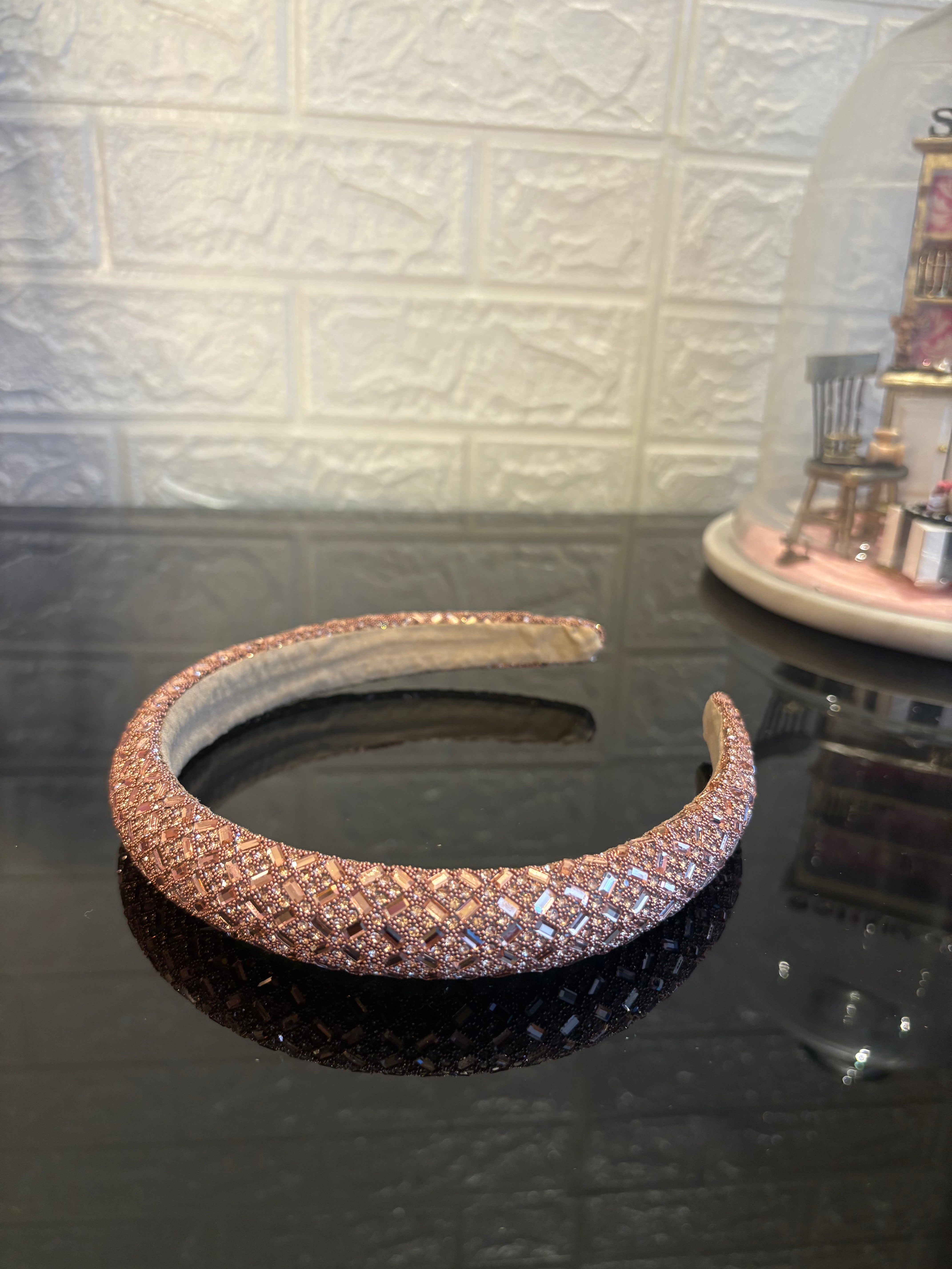 Gold Crystal Glam Headband