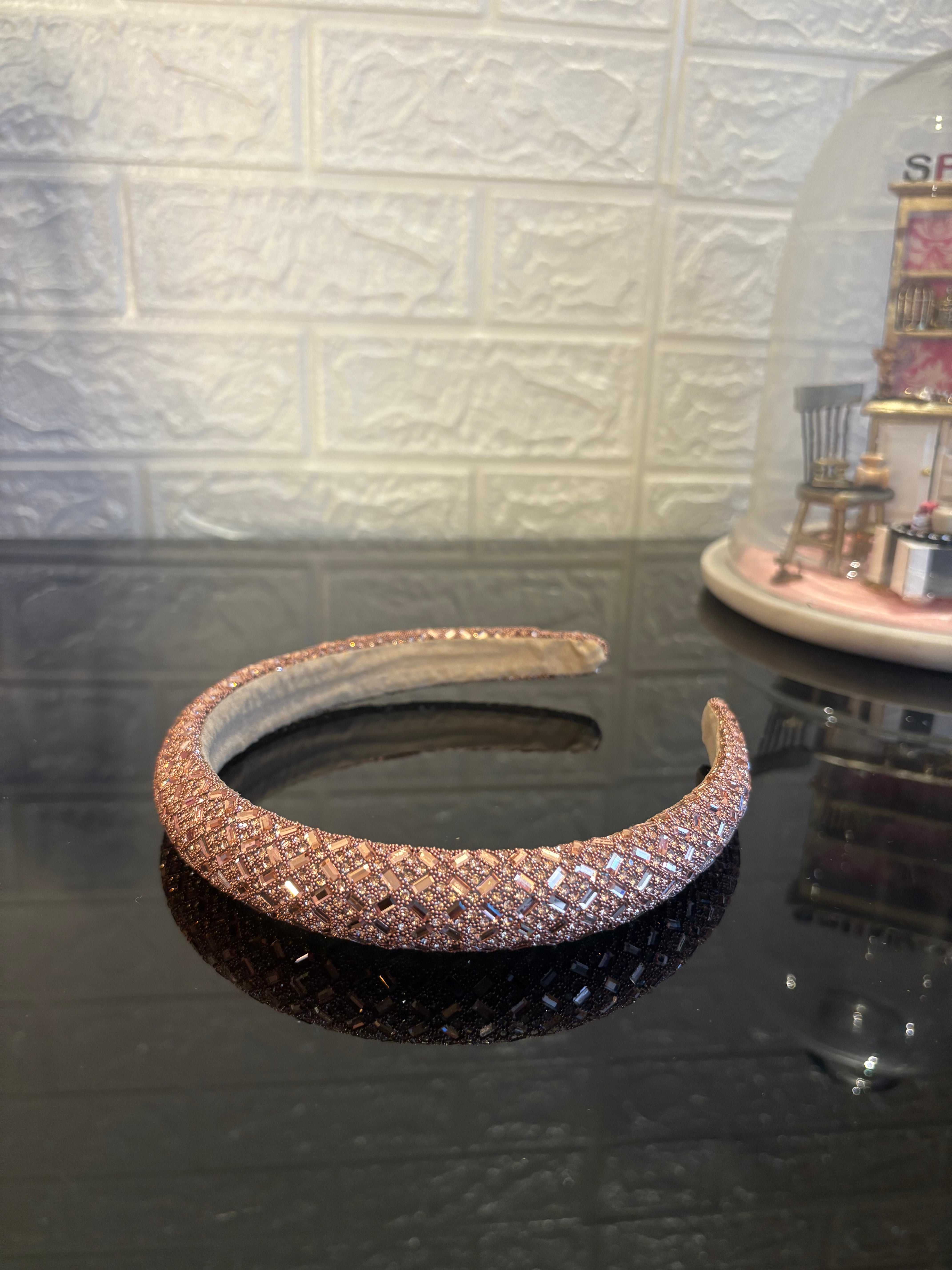 Gold Crystal Glam Headband