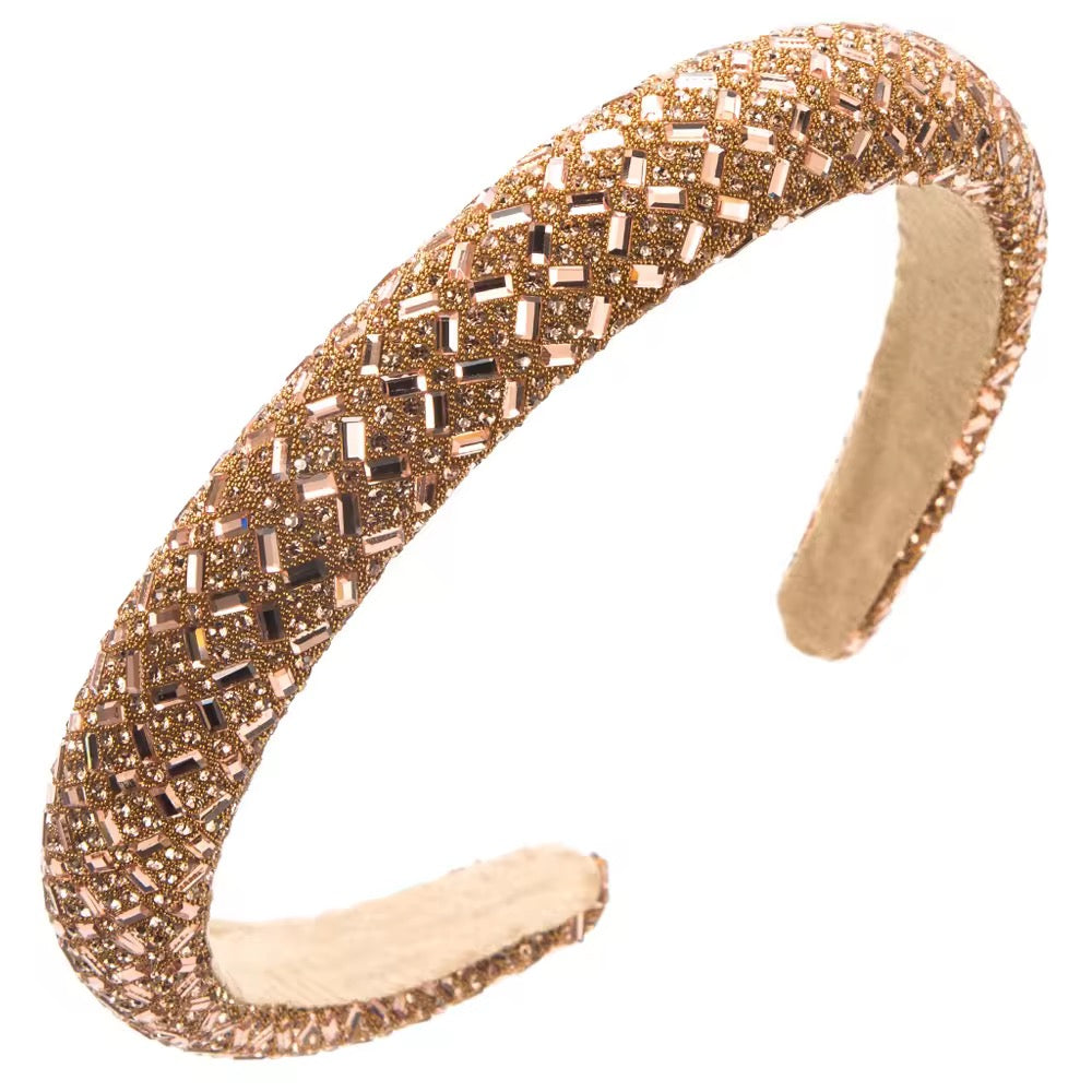 Gold Crystal Glam Headband