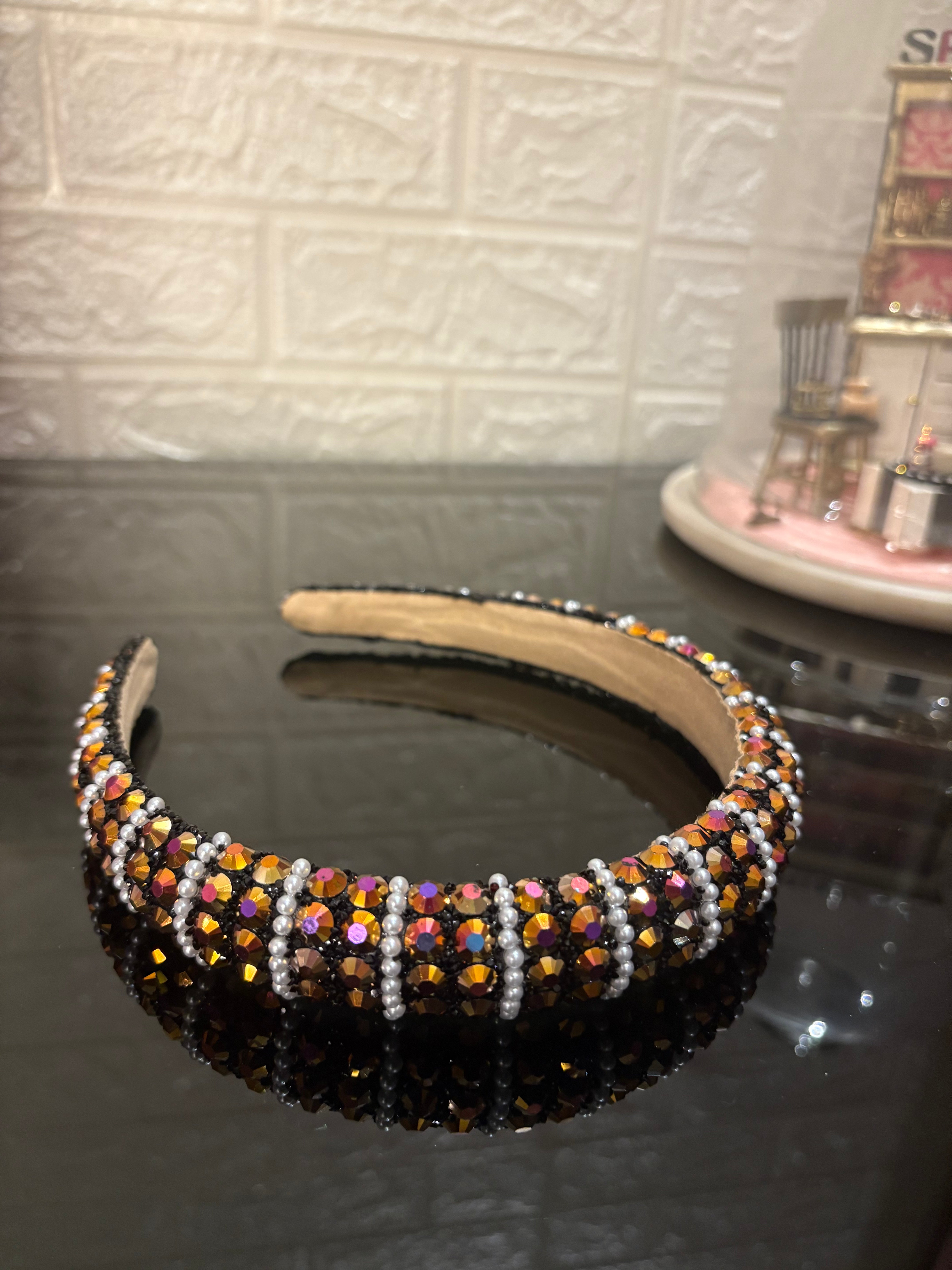 Dark Brown Twinkle Headband