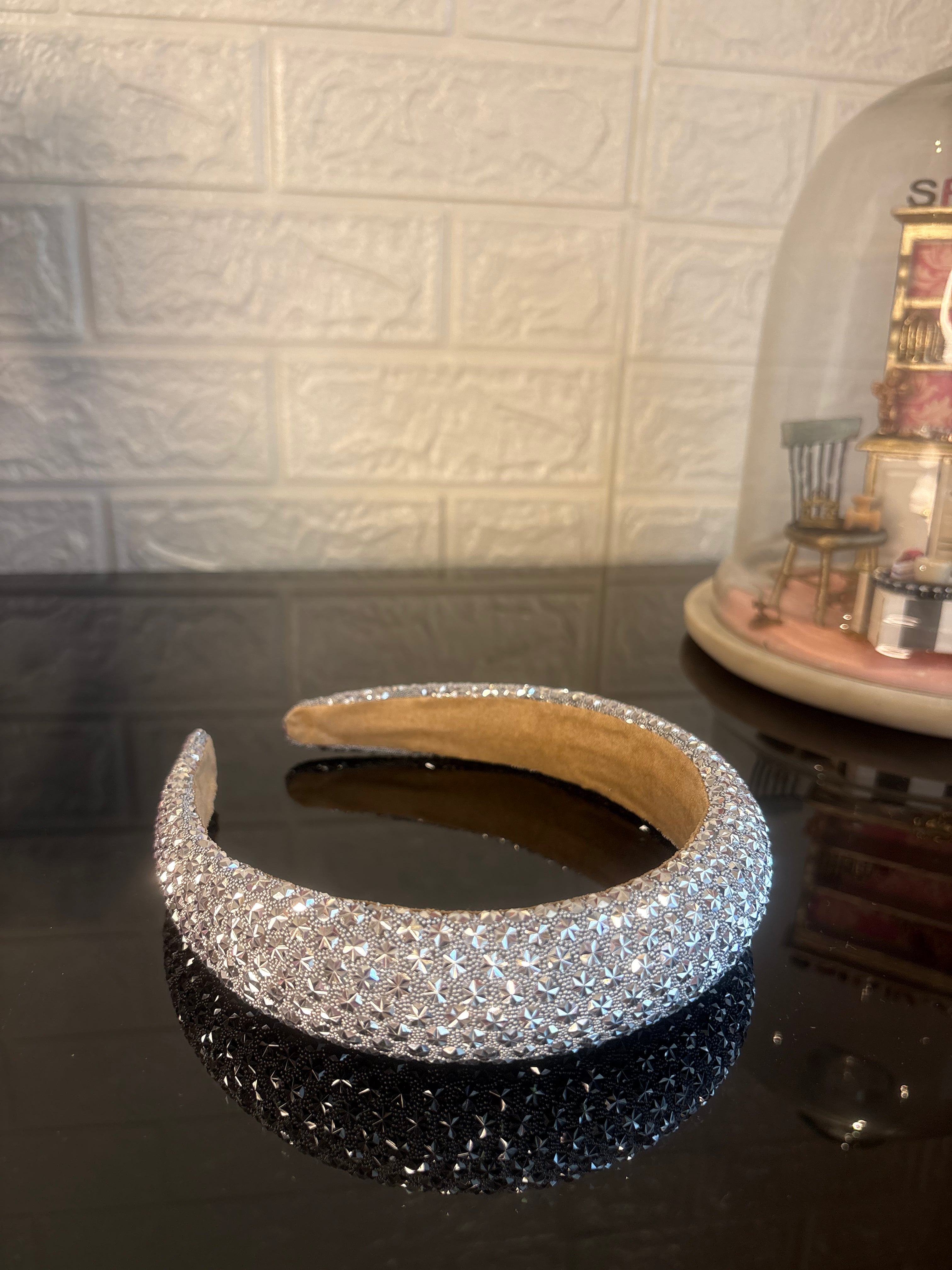 Silver Snow Flake Sparkle Hairband