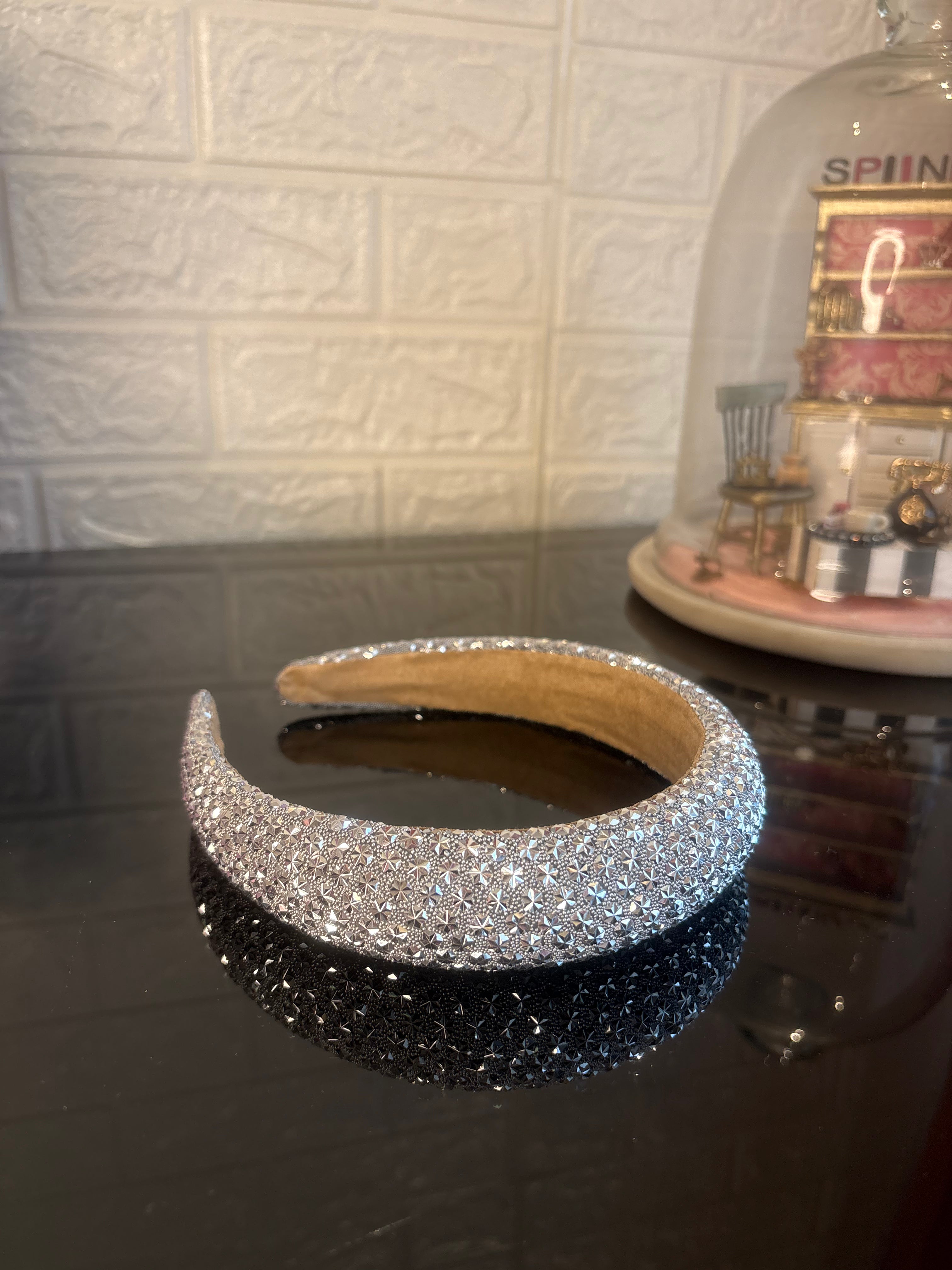 Silver Snow Flake Sparkle Hairband