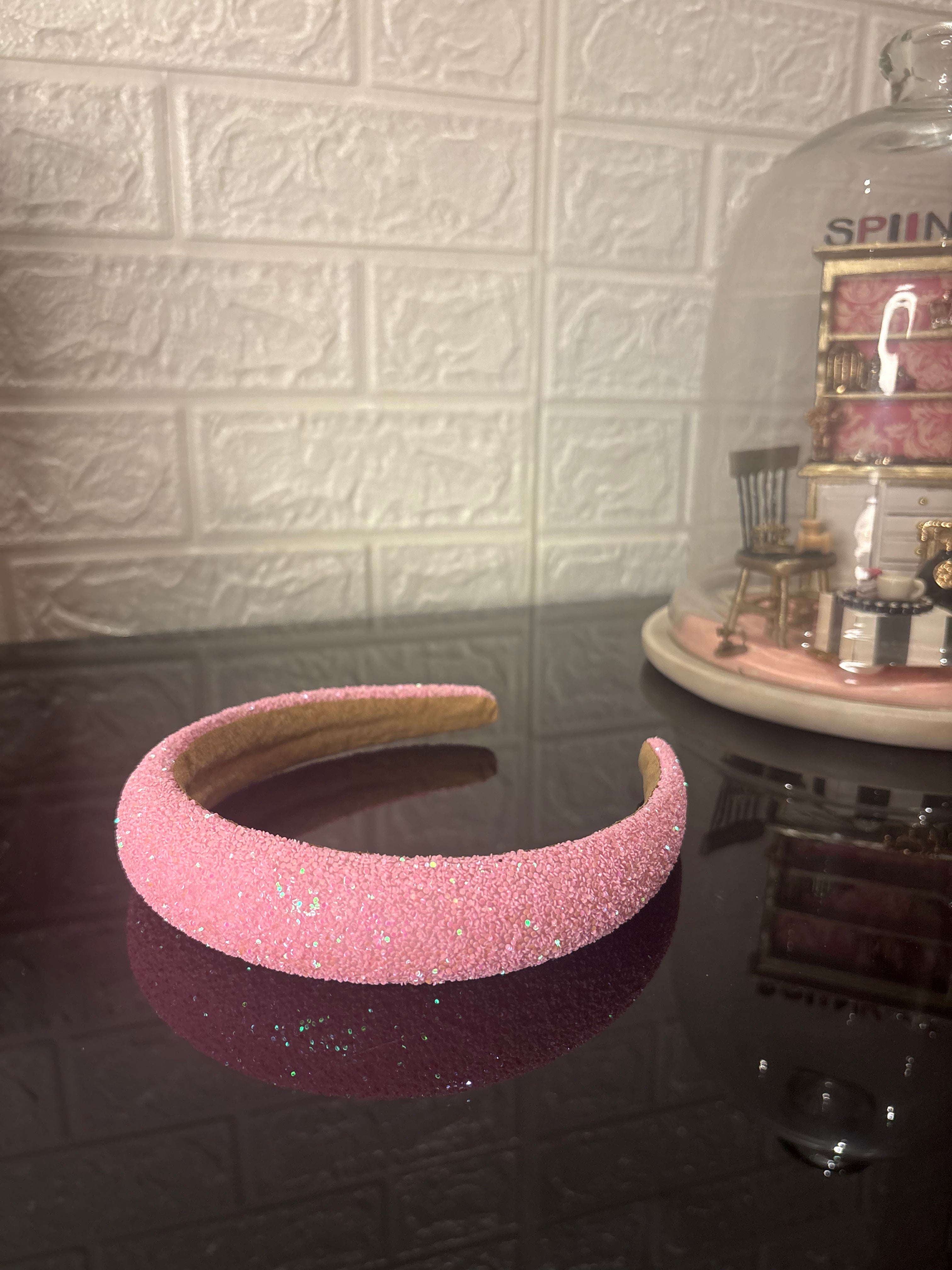 Pink Glitter Hairband