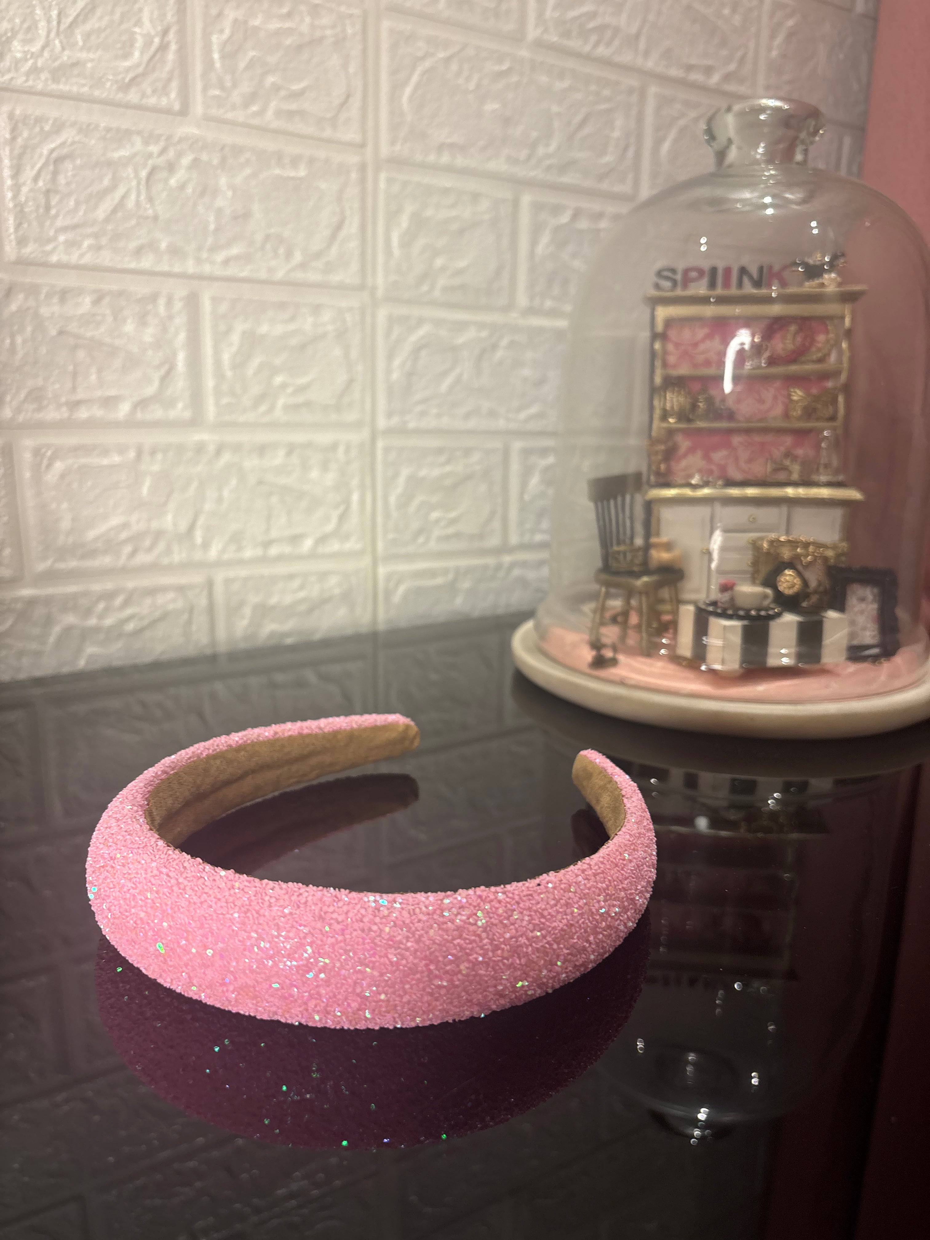Pink Glitter Hairband