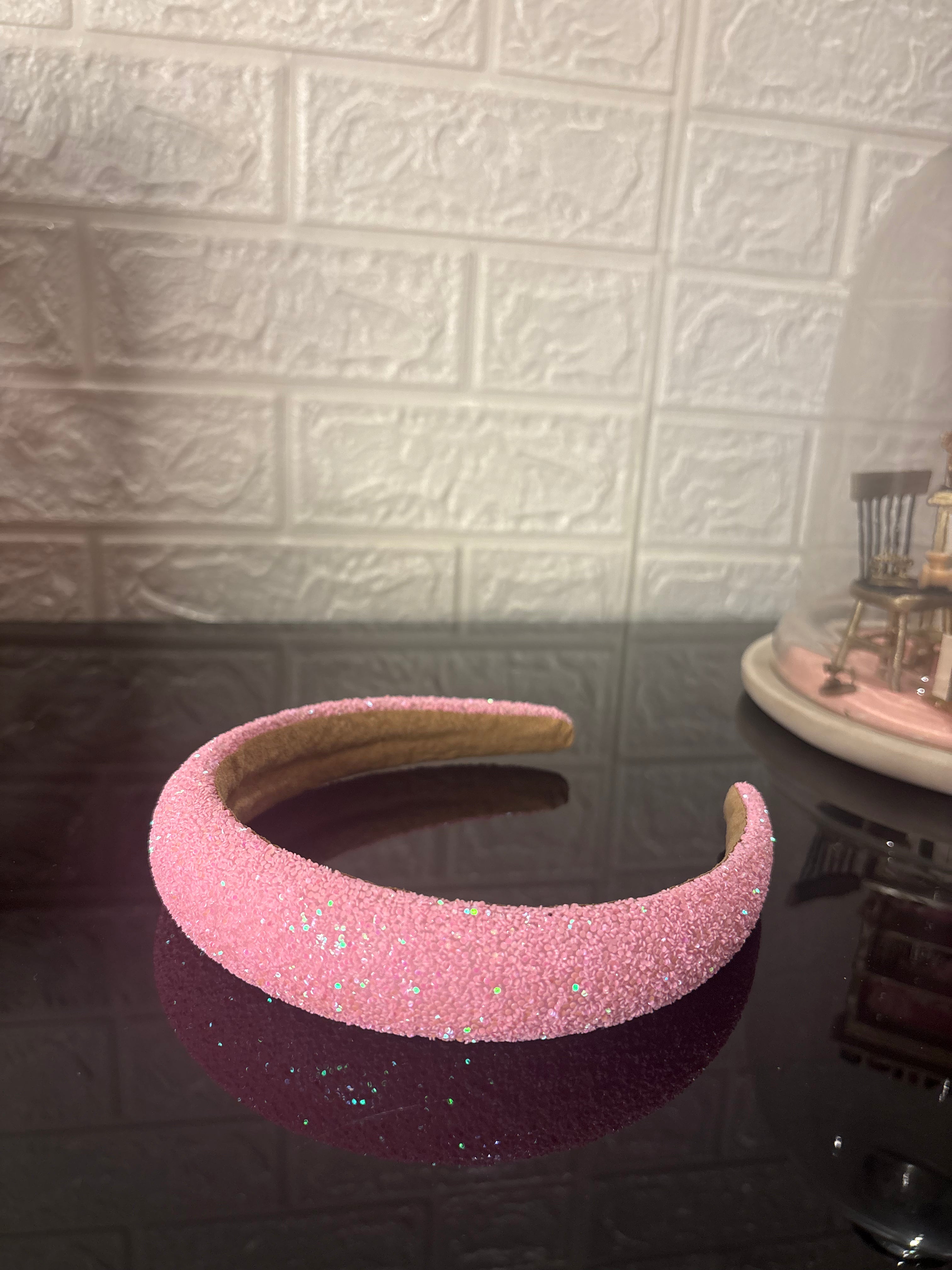 Pink Glitter Hairband