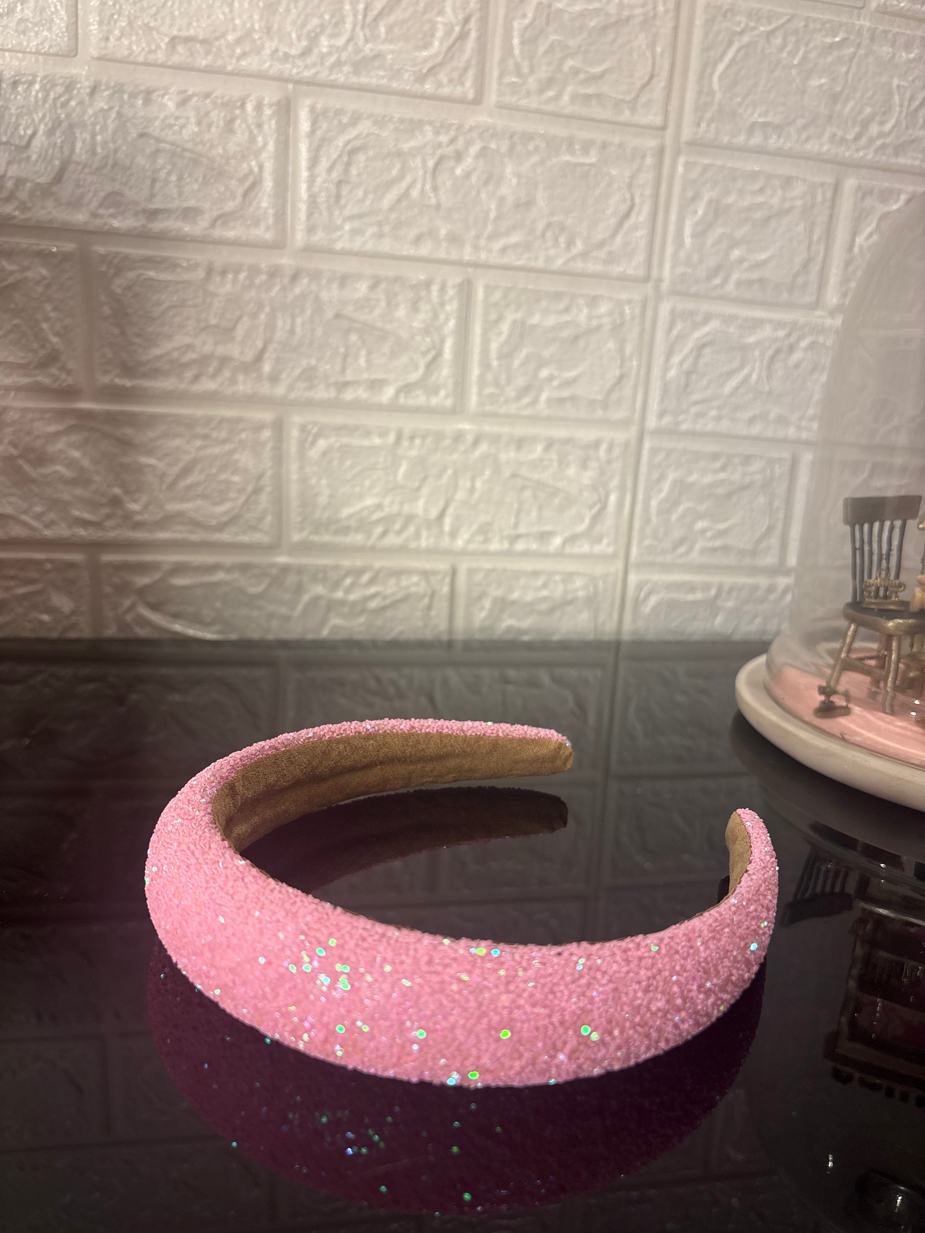 Pink Glitter Hairband