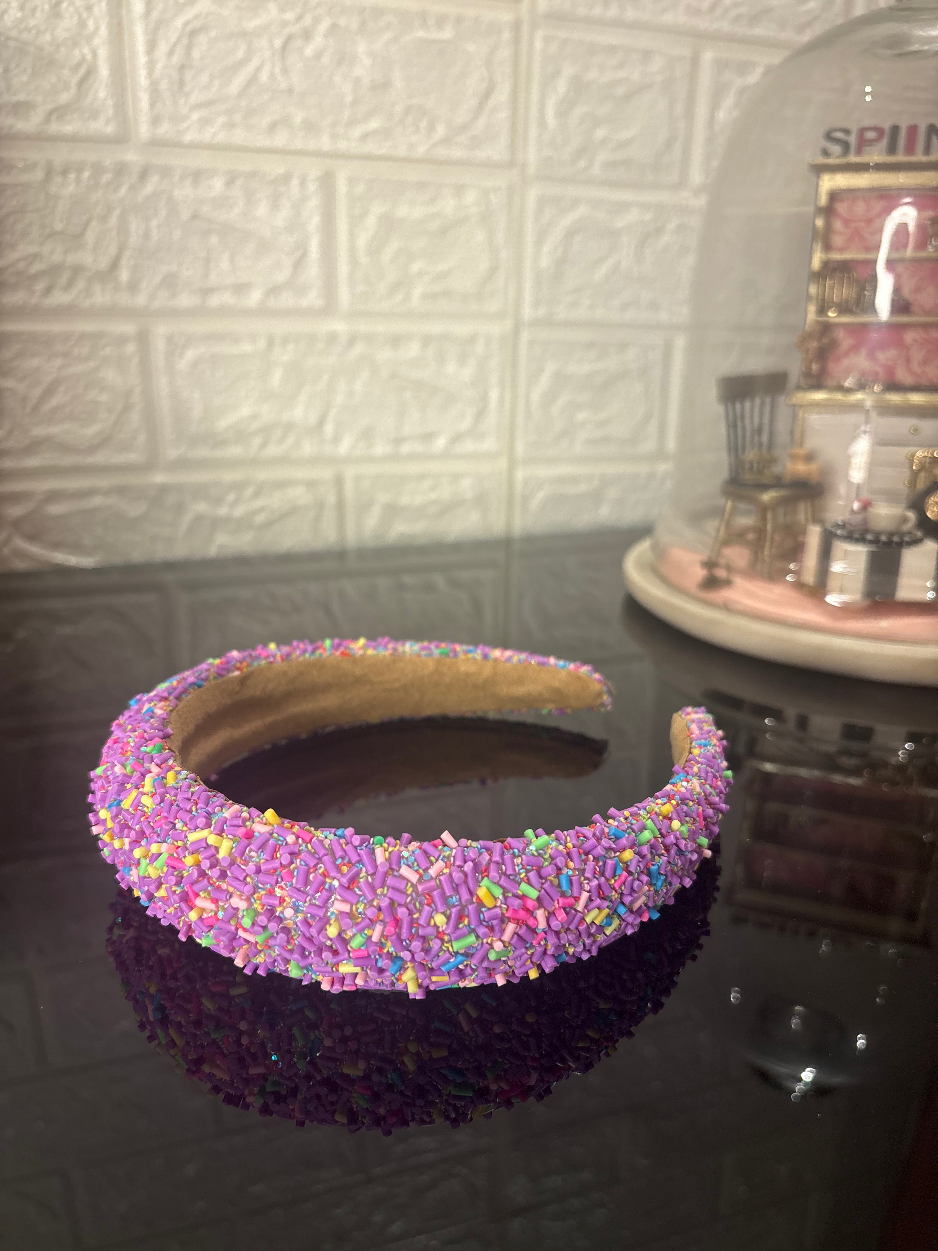 Purple Sprinkle Hairband