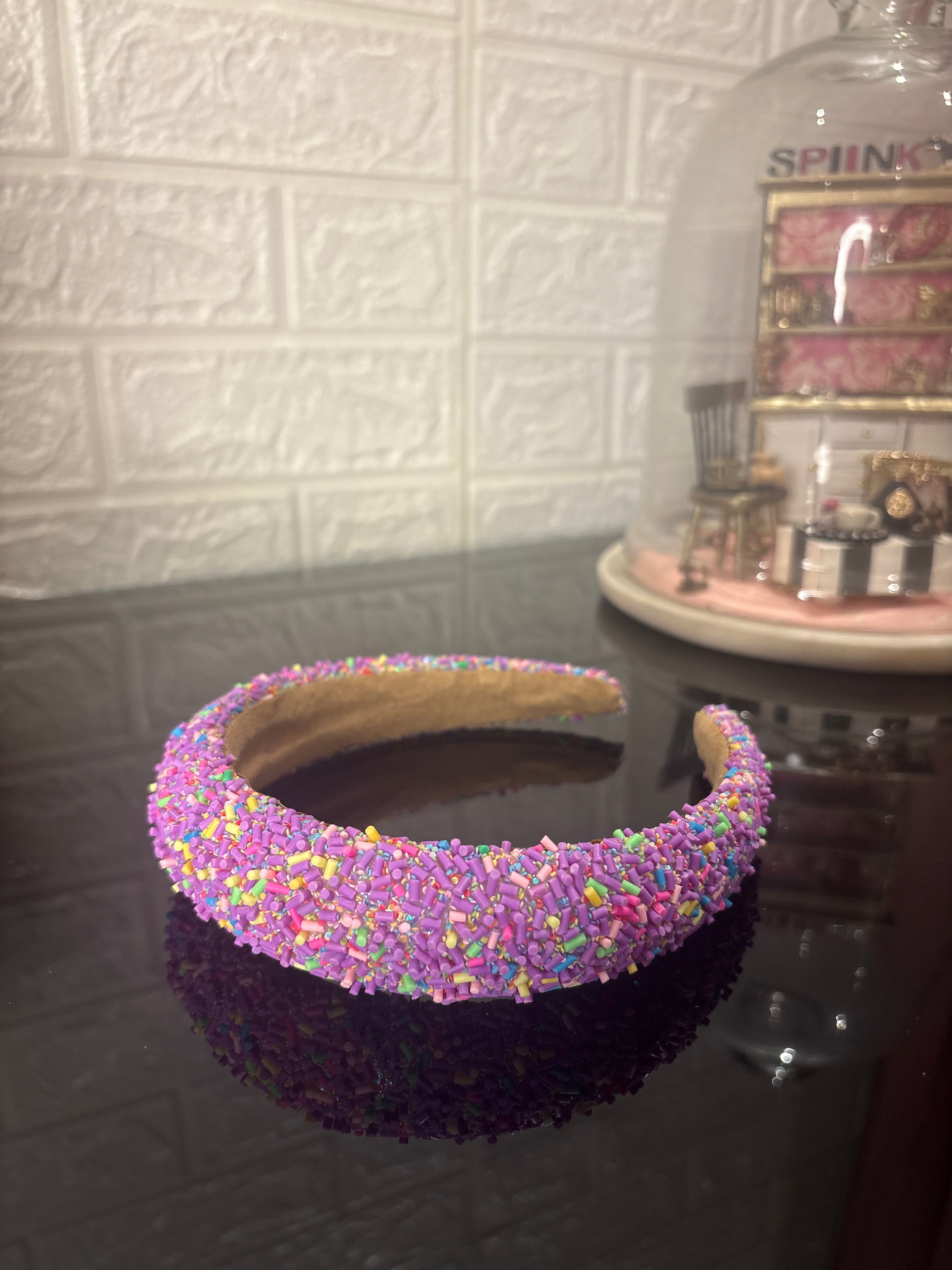 Purple Sprinkle Hairband