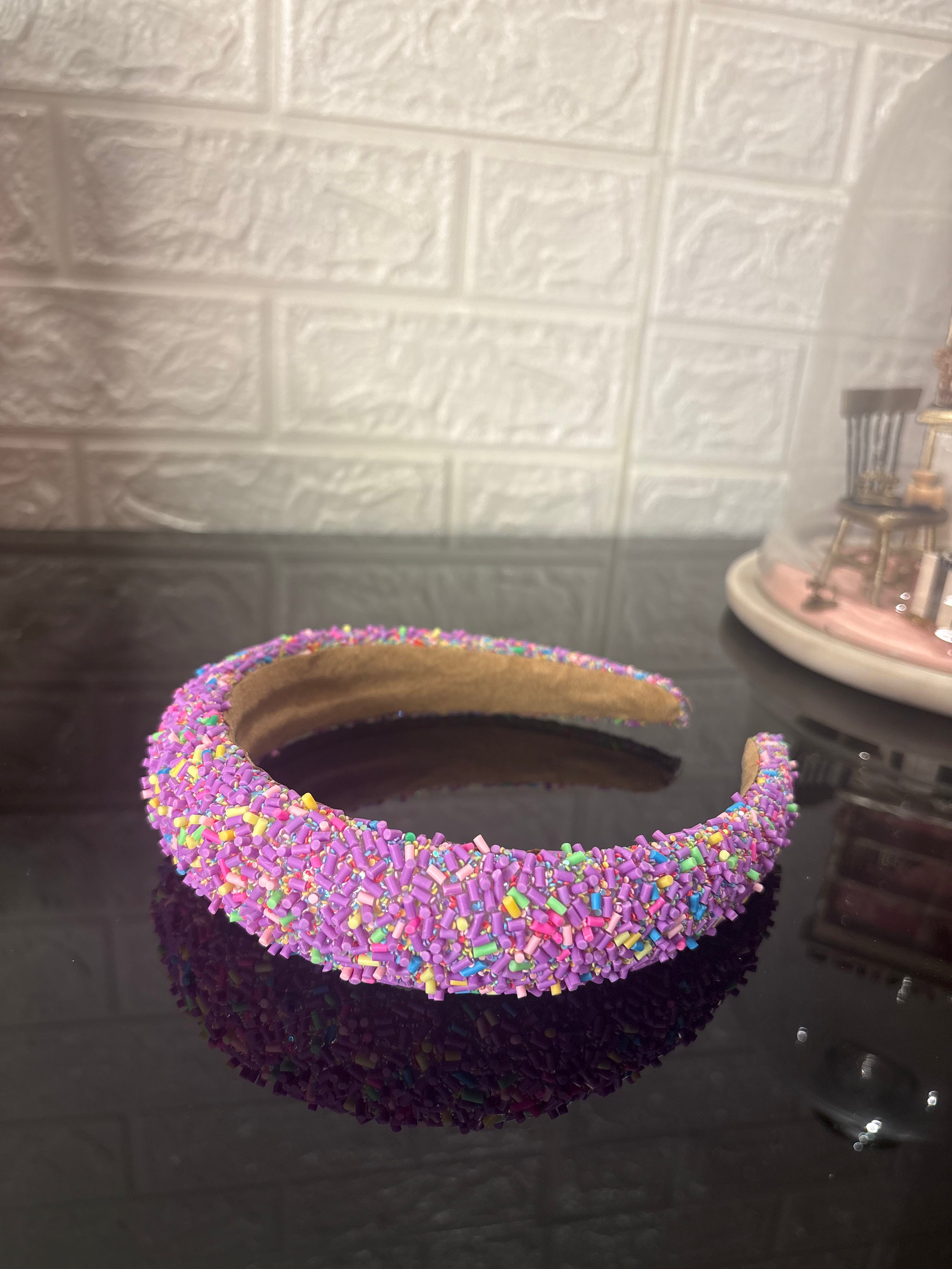 Purple Sprinkle Hairband