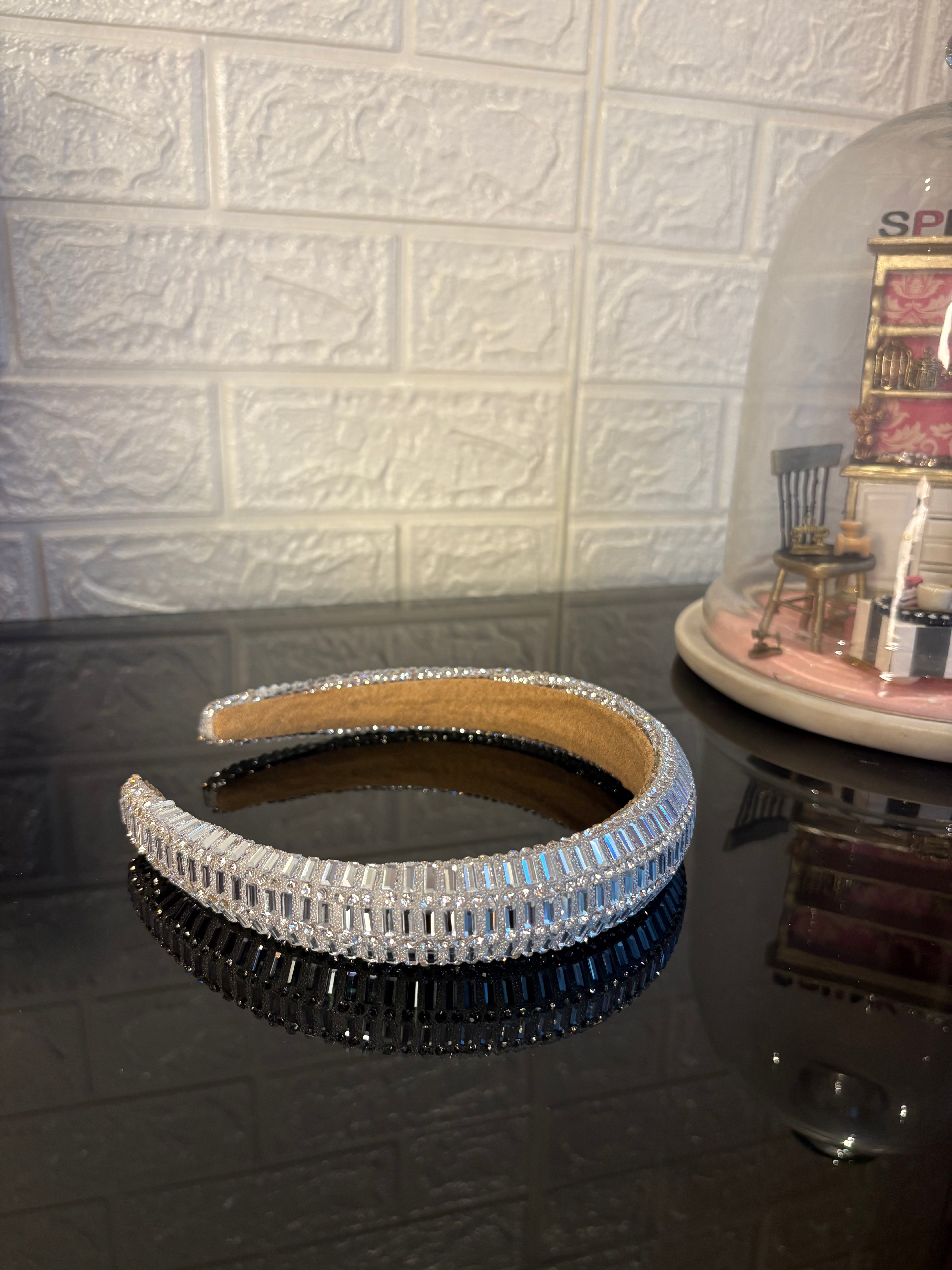 Silver Mirror Shine Hairband
