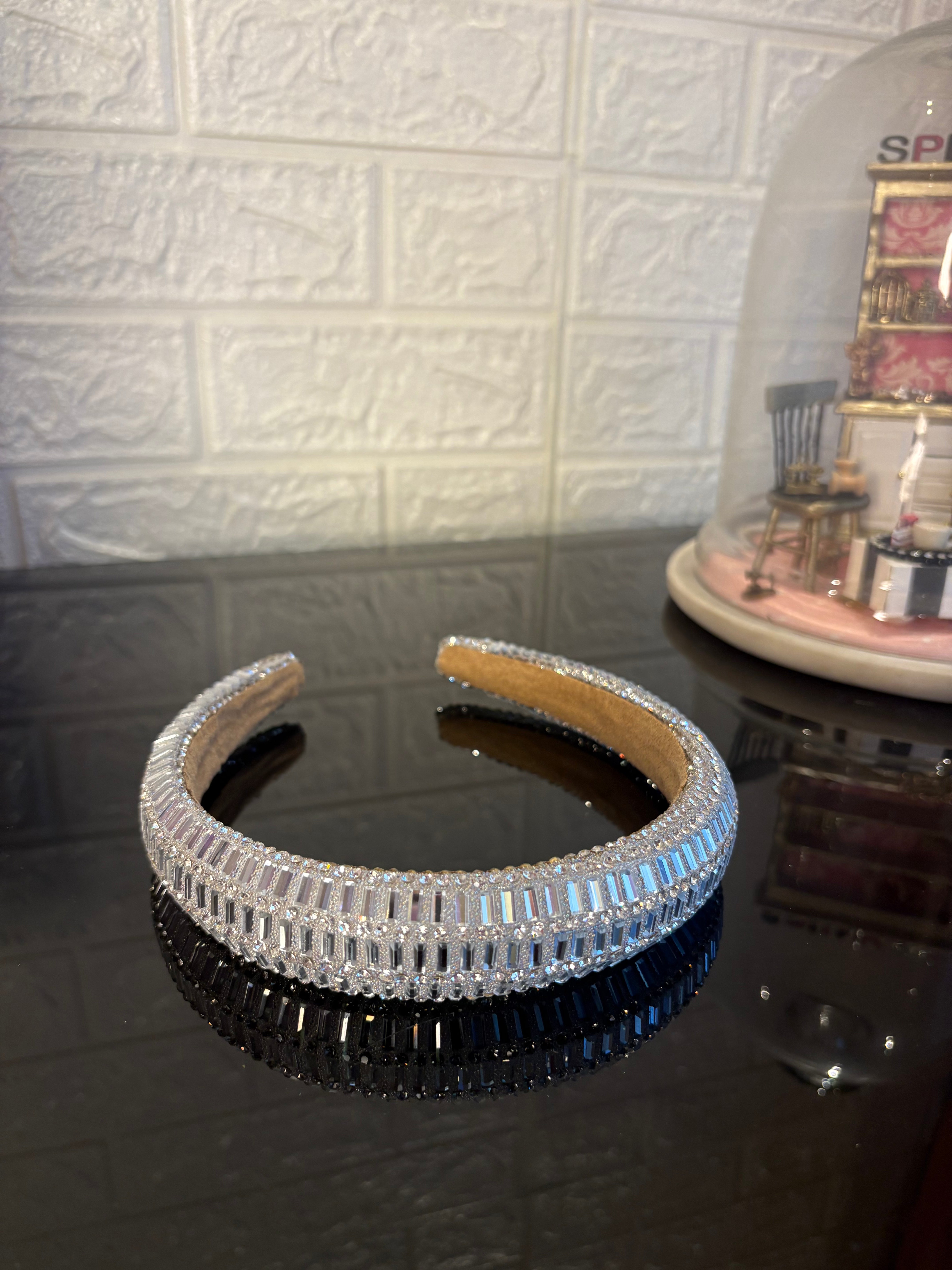 Silver Mirror Shine Hairband