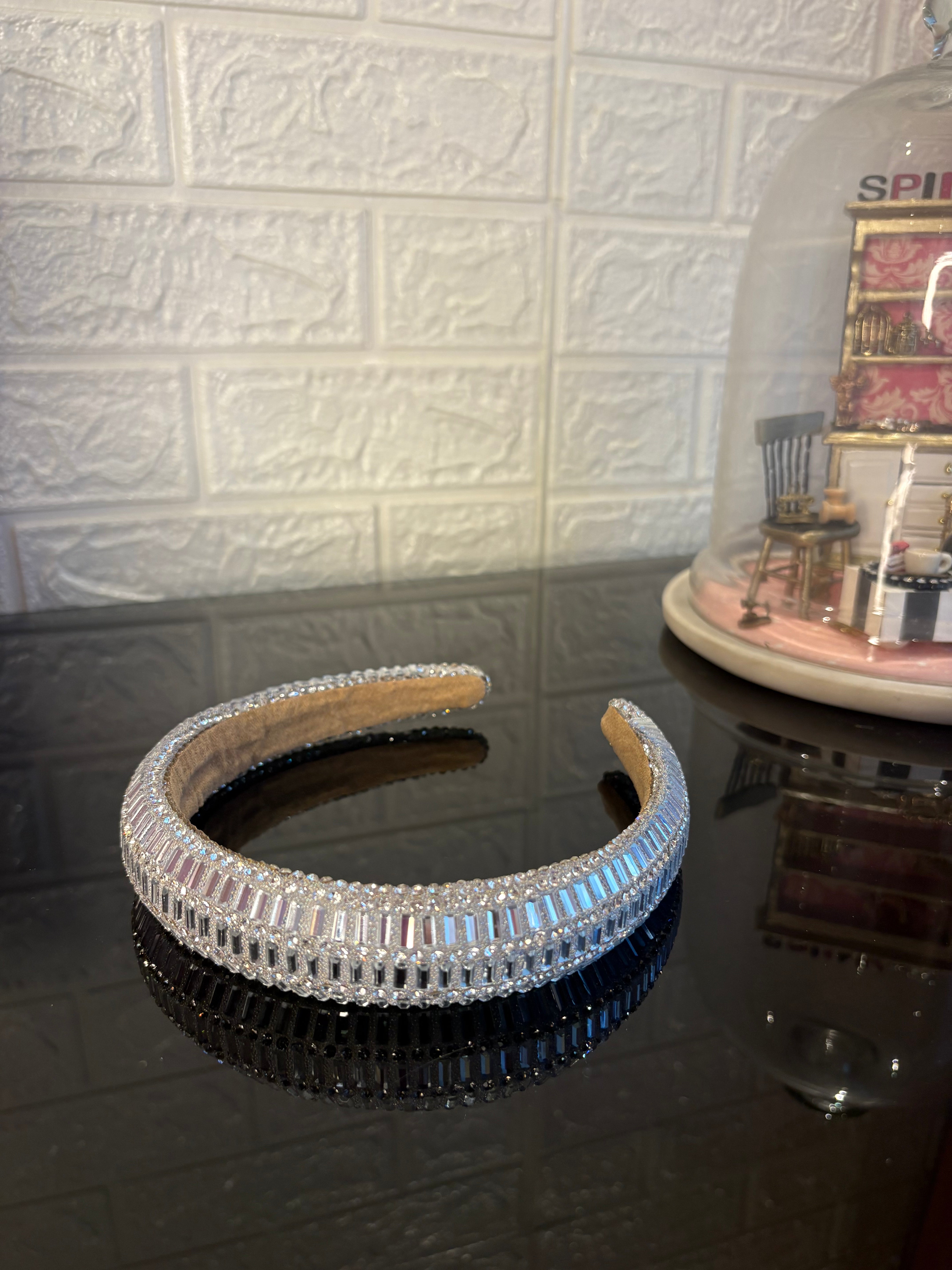 Silver Mirror Shine Hairband