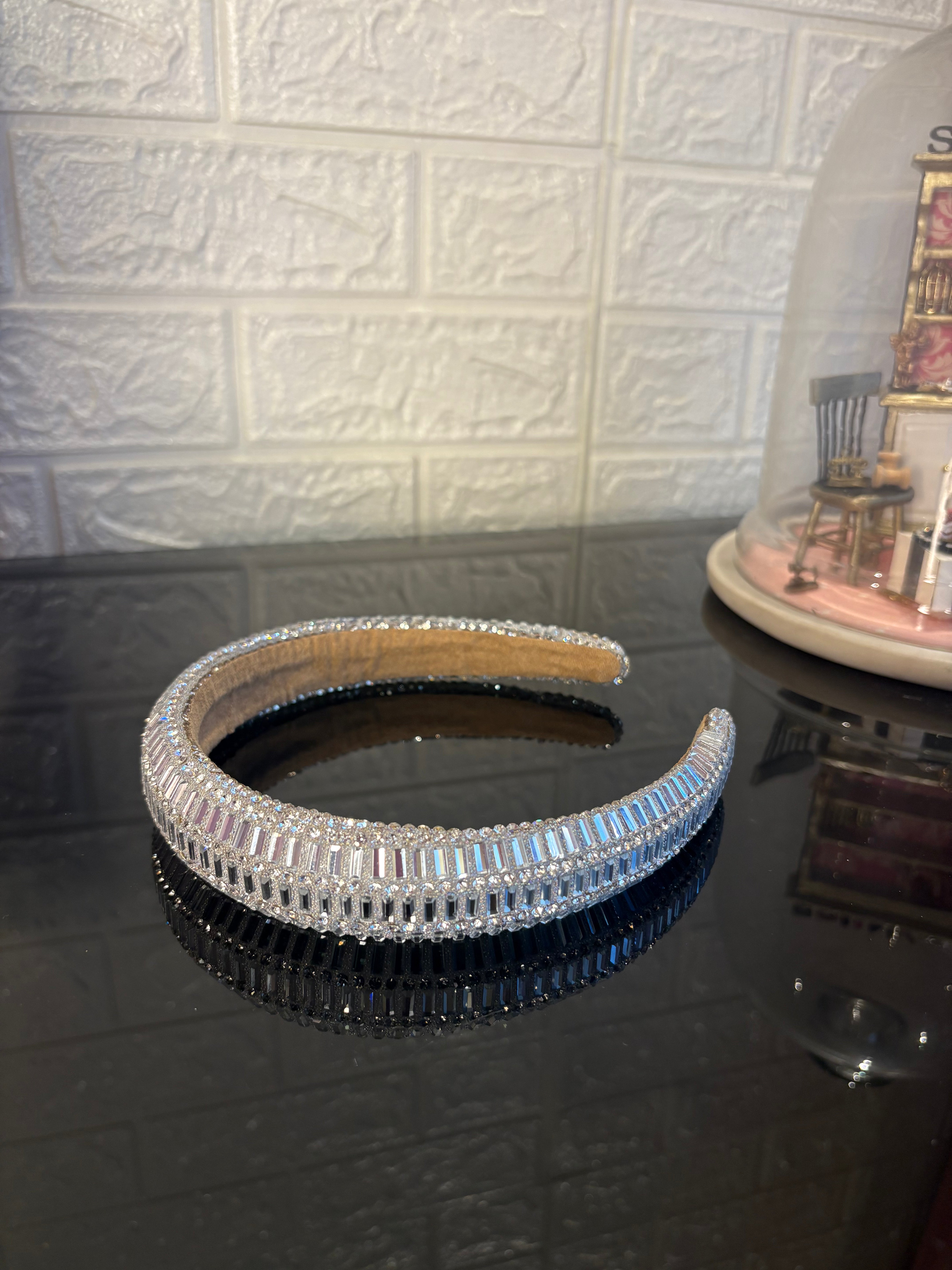 Silver Mirror Shine Hairband