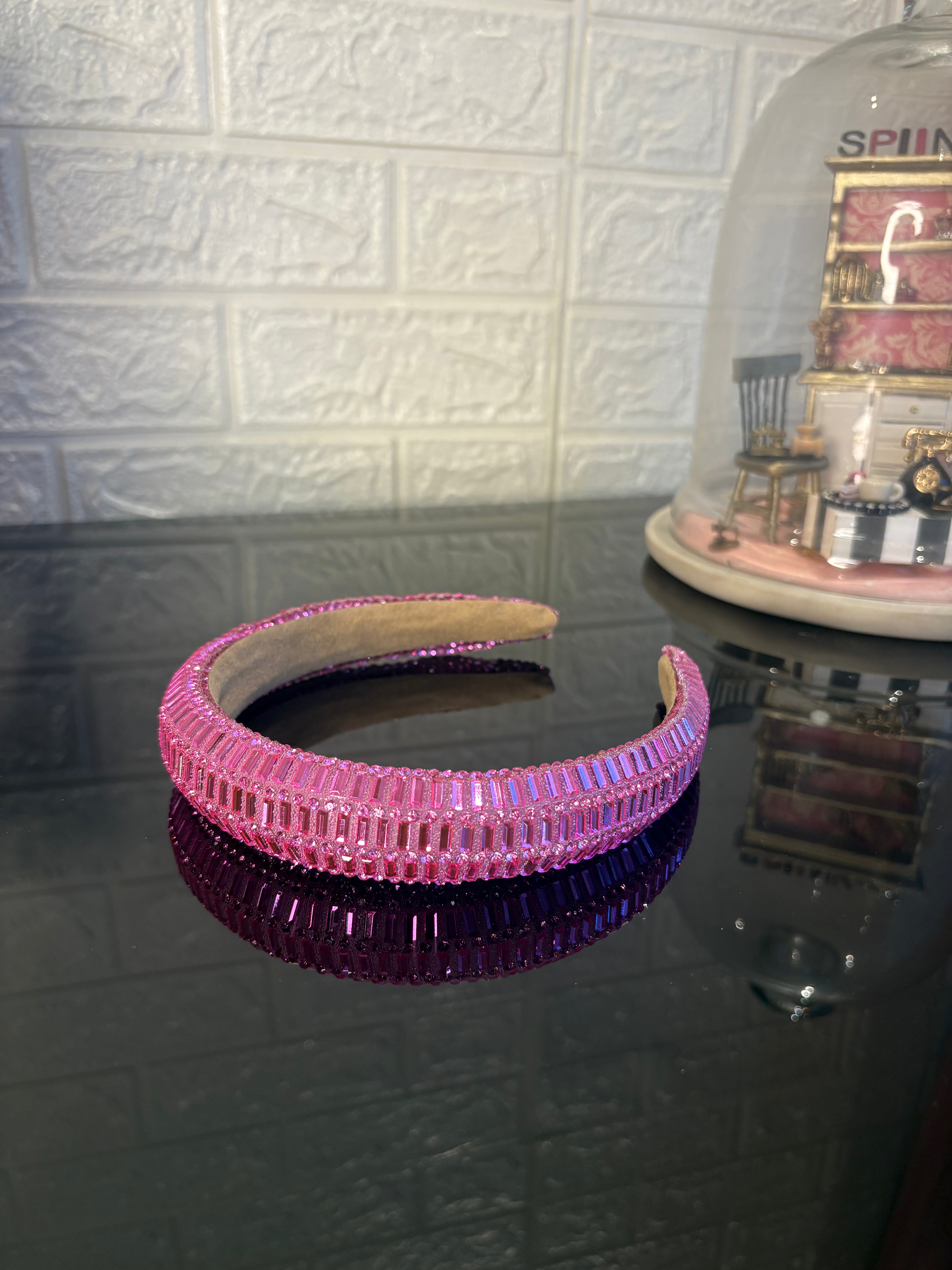Pink Mirror Shine Hairband
