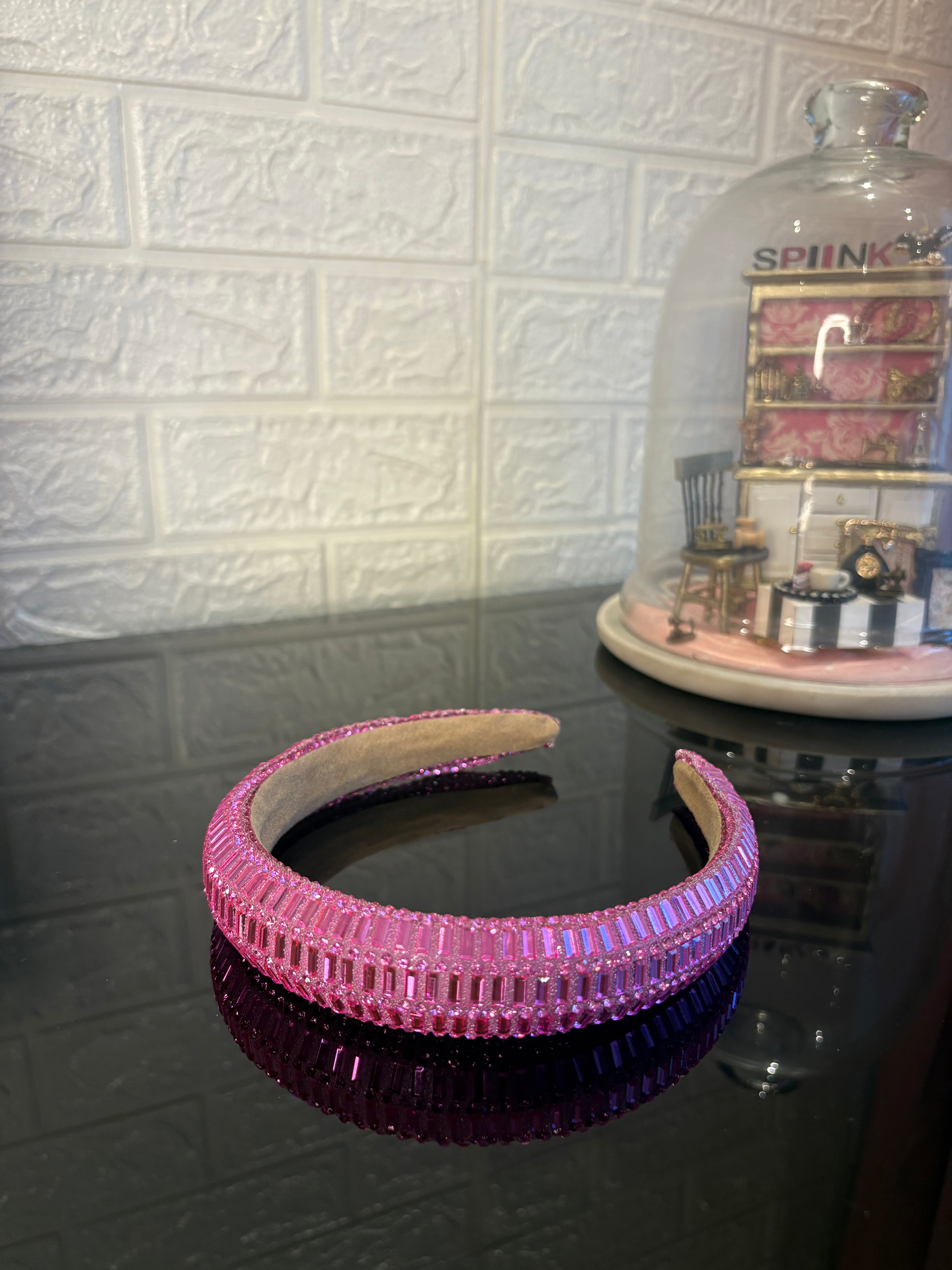 Pink Mirror Shine Hairband