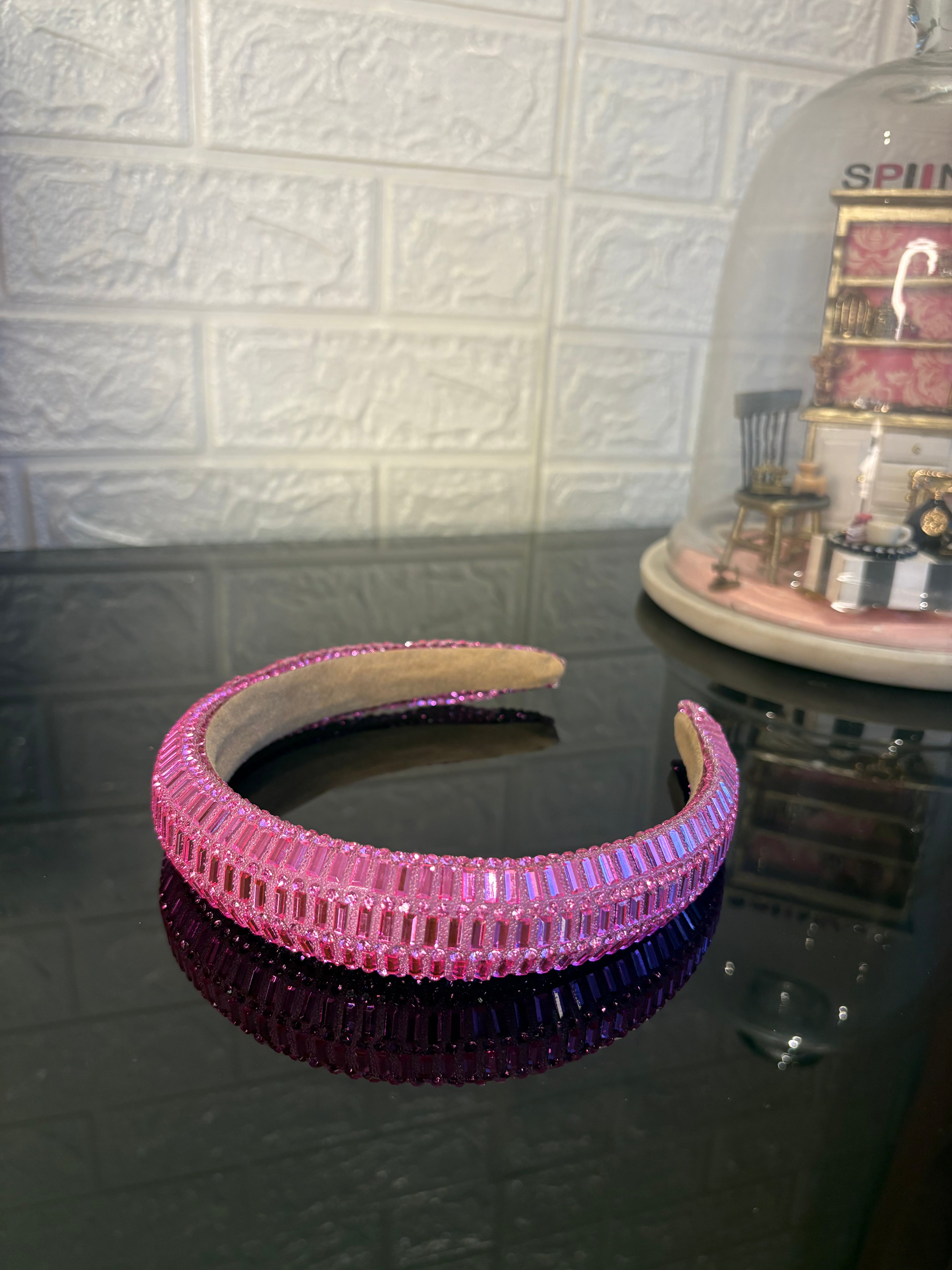 Pink Mirror Shine Hairband