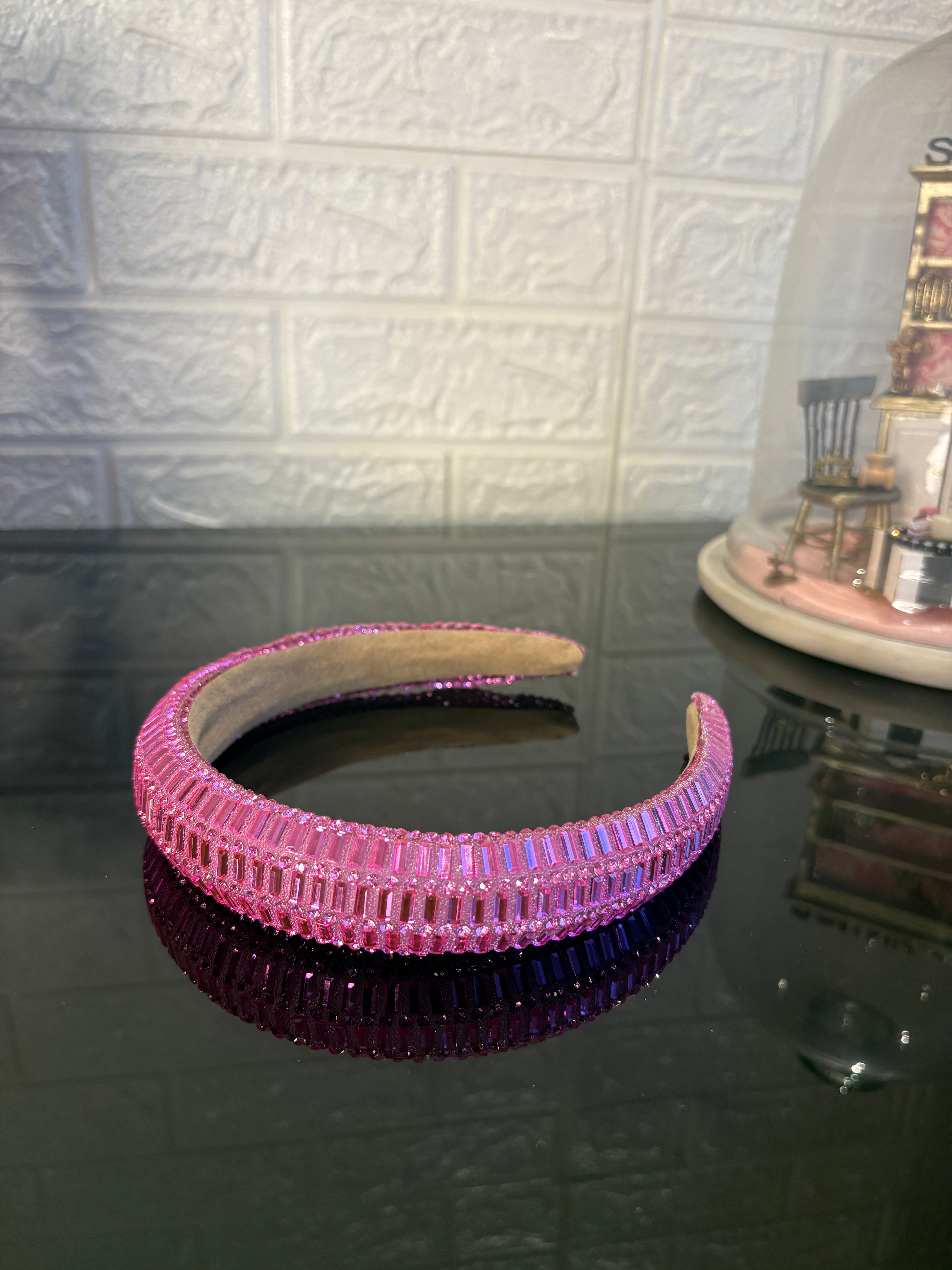 Pink Mirror Shine Hairband