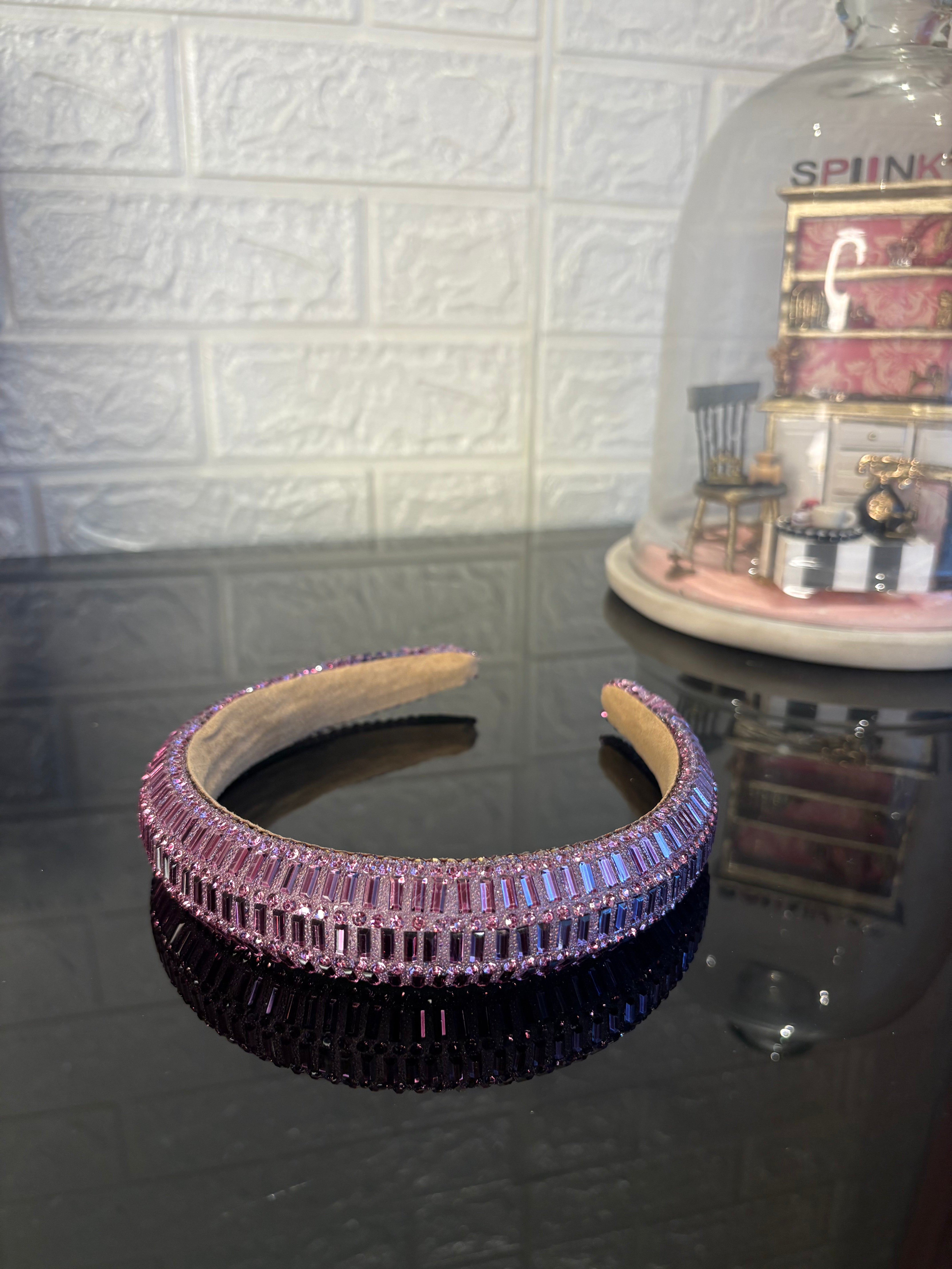Purple Mirror Shine Hairband