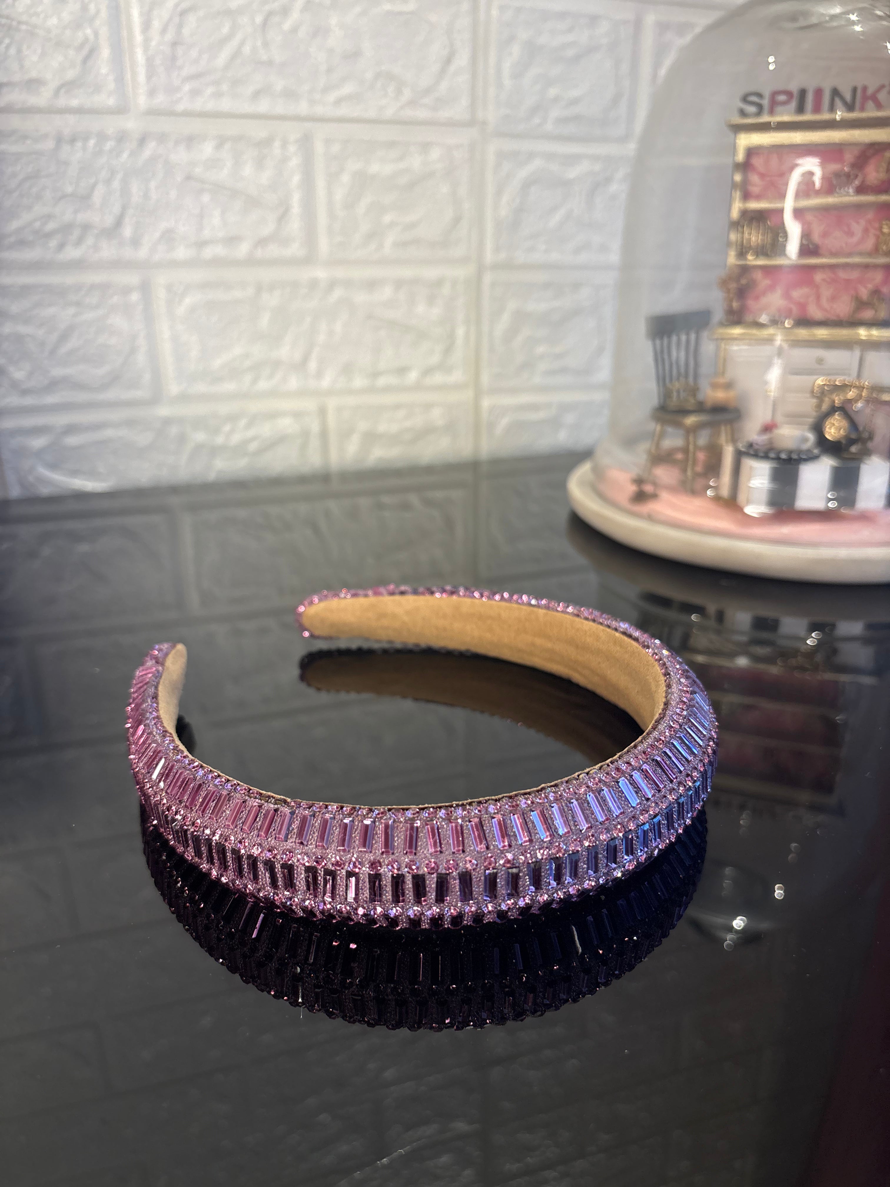 Purple Mirror Shine Hairband