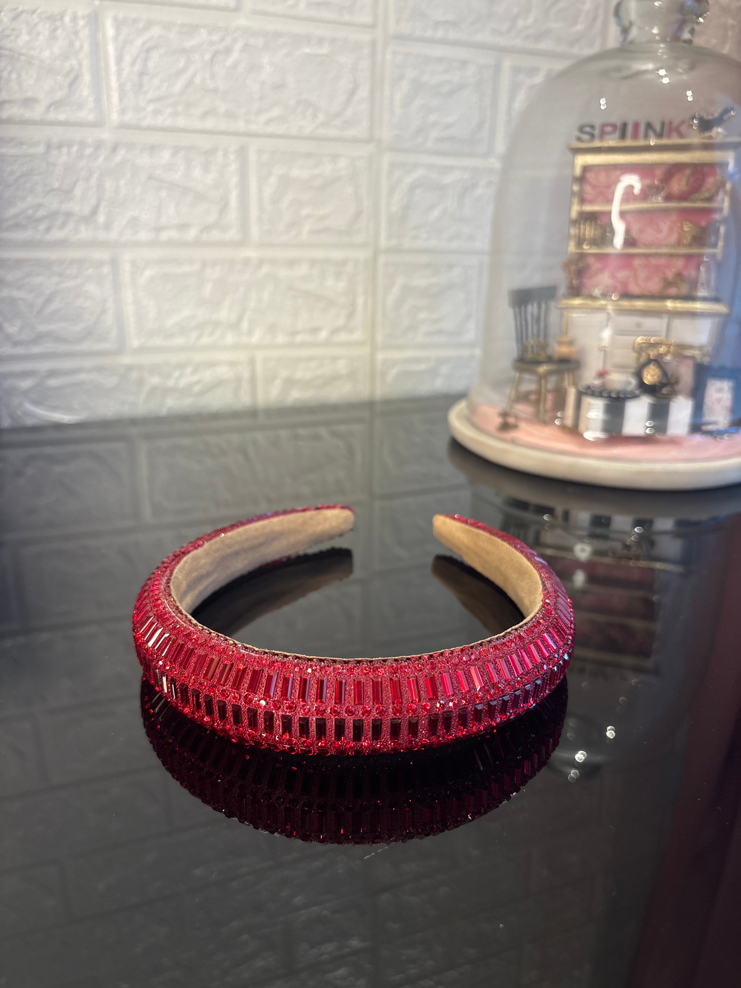 Red Mirror Shine Hairband
