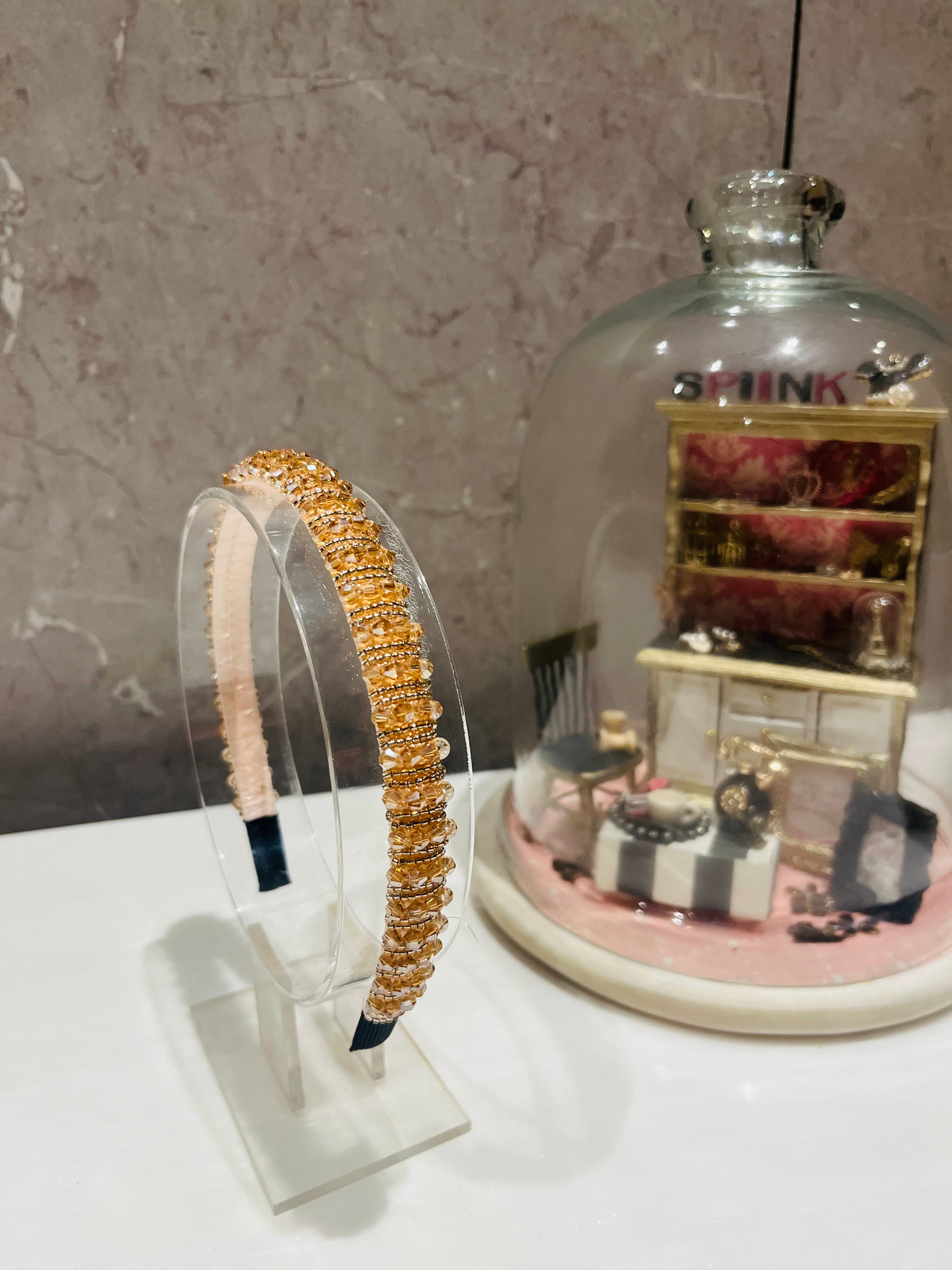 Gold  Beaded Hairband