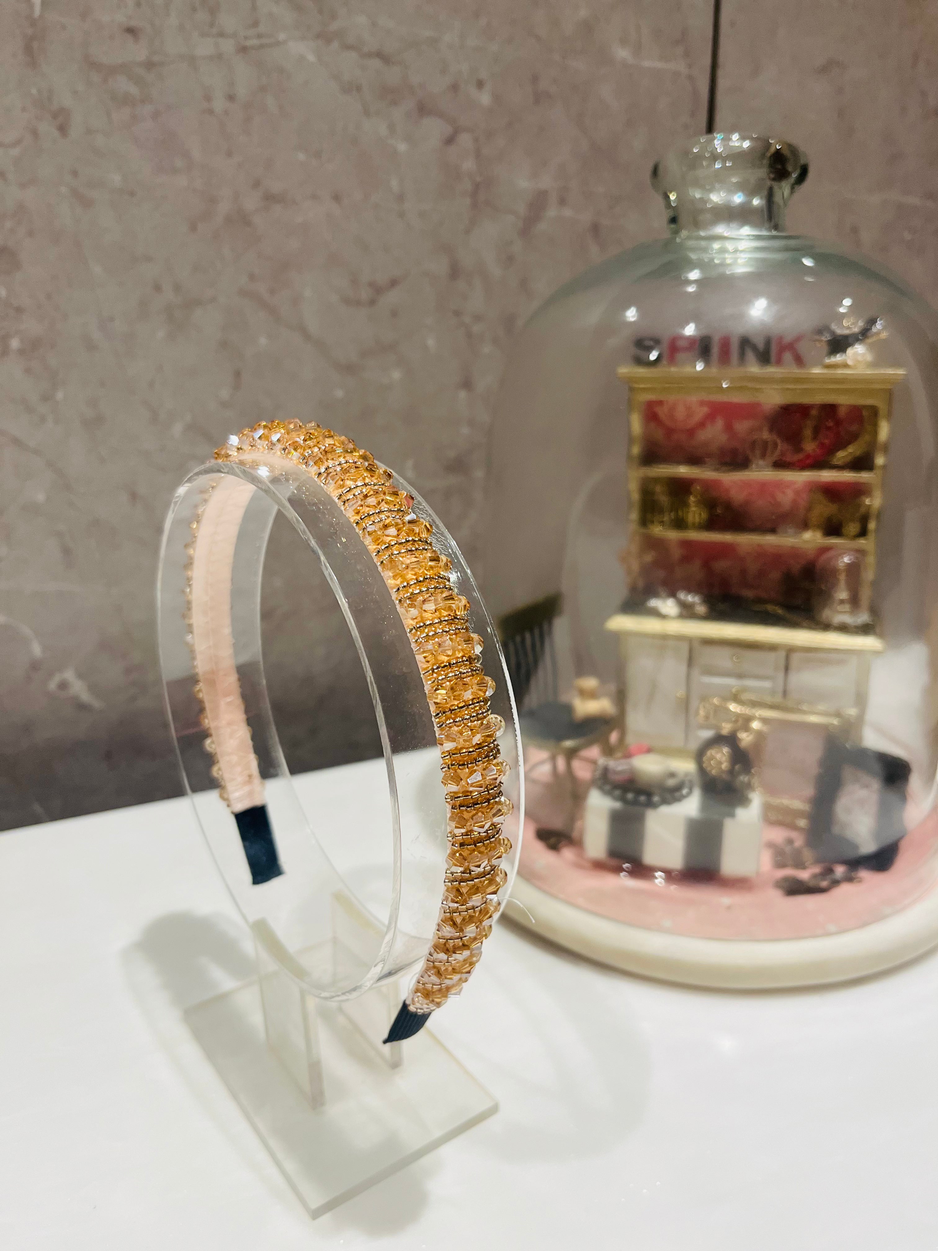 Gold  Beaded Hairband