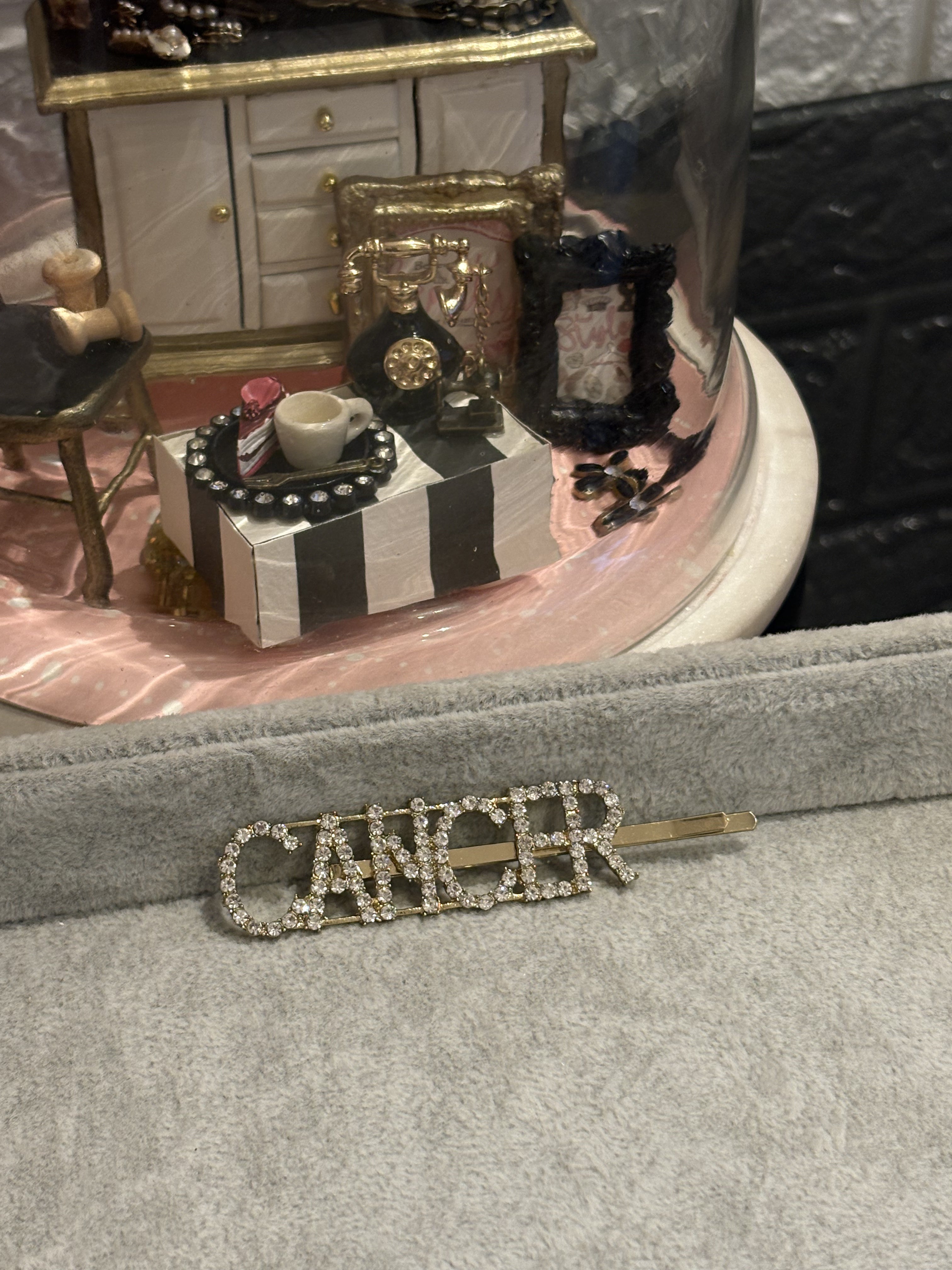 Cancer Hair pin