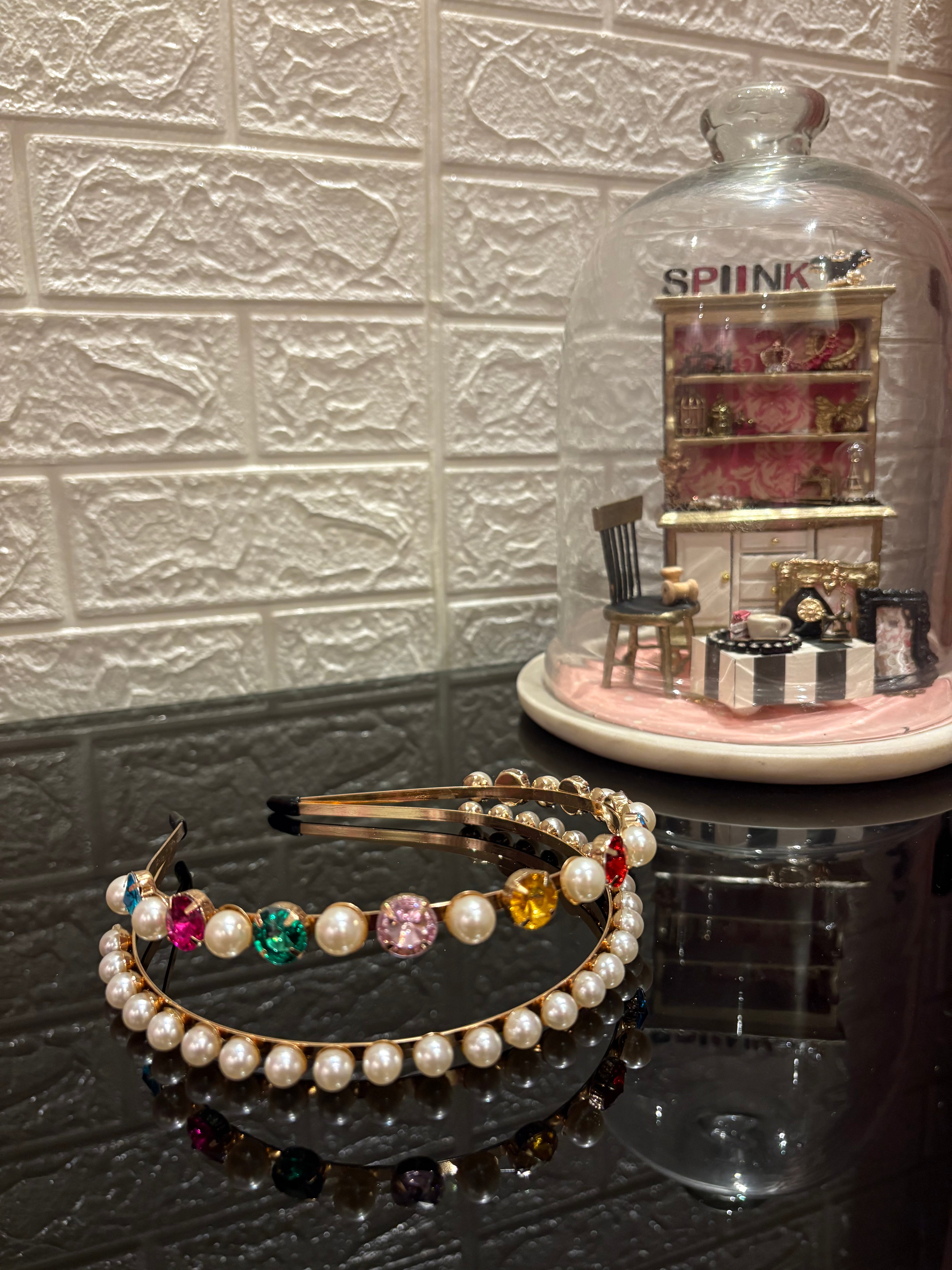 Celestial Pearl Crown Hairband