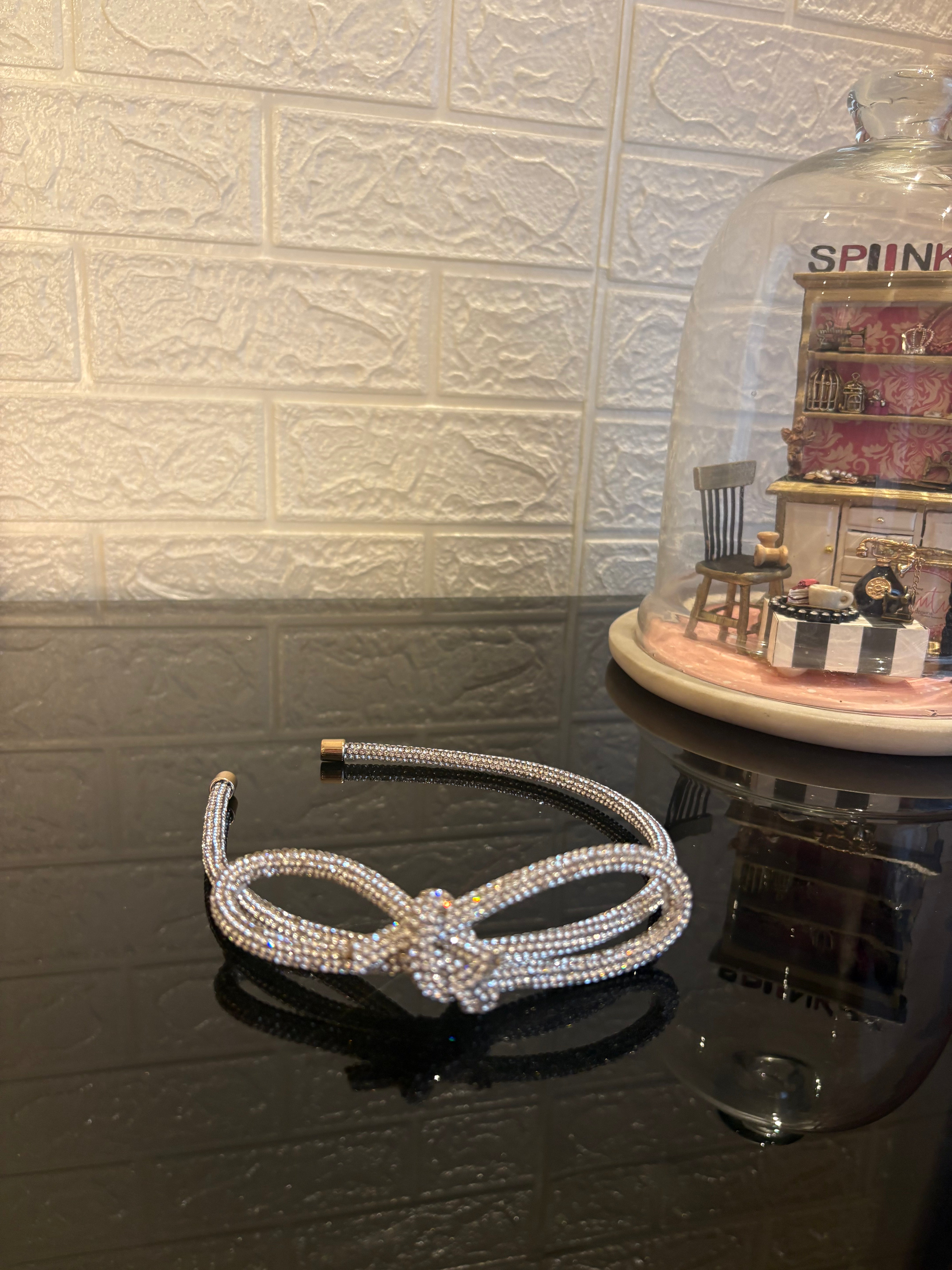 Rhinestone Crystal Knot Hairband