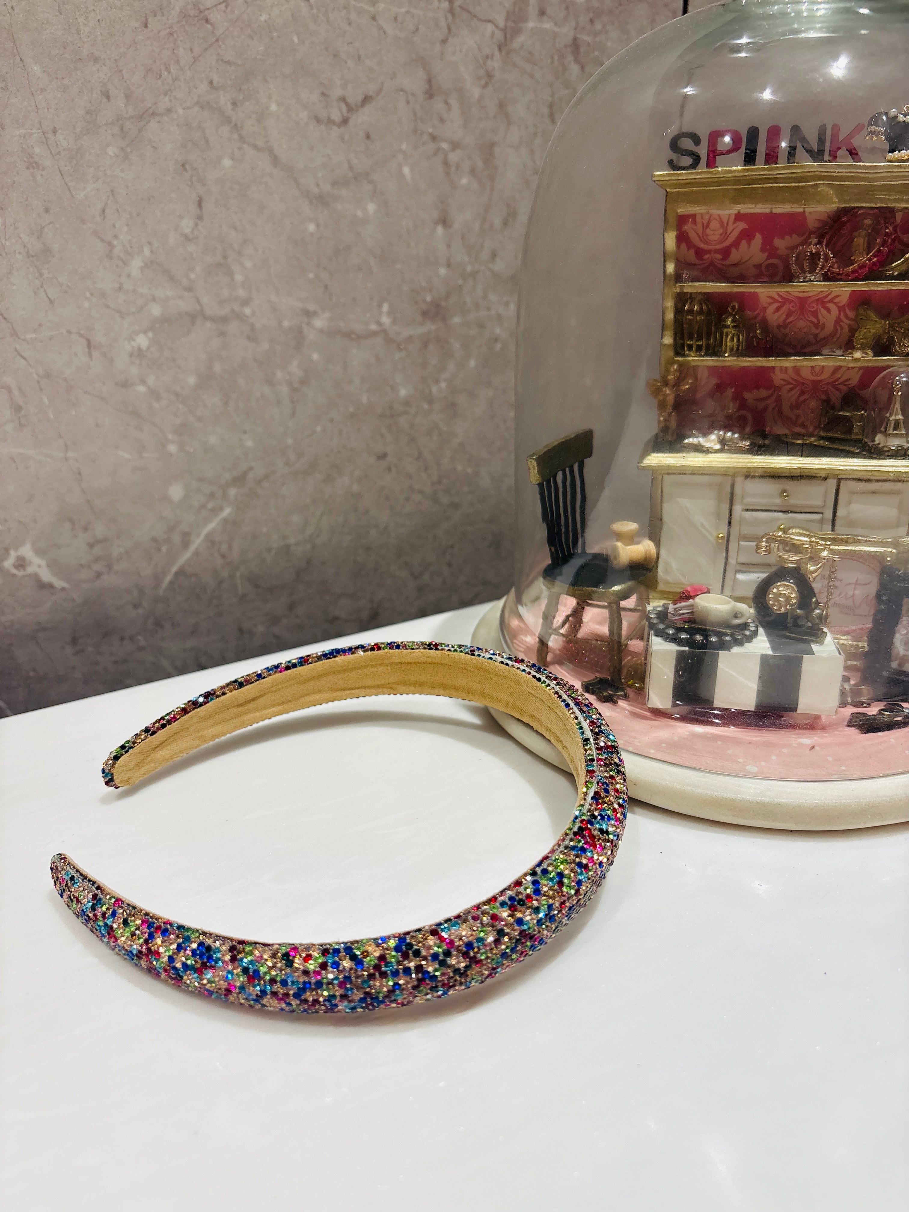 Sparkle Pop Multicolor Rhinestone Hairband