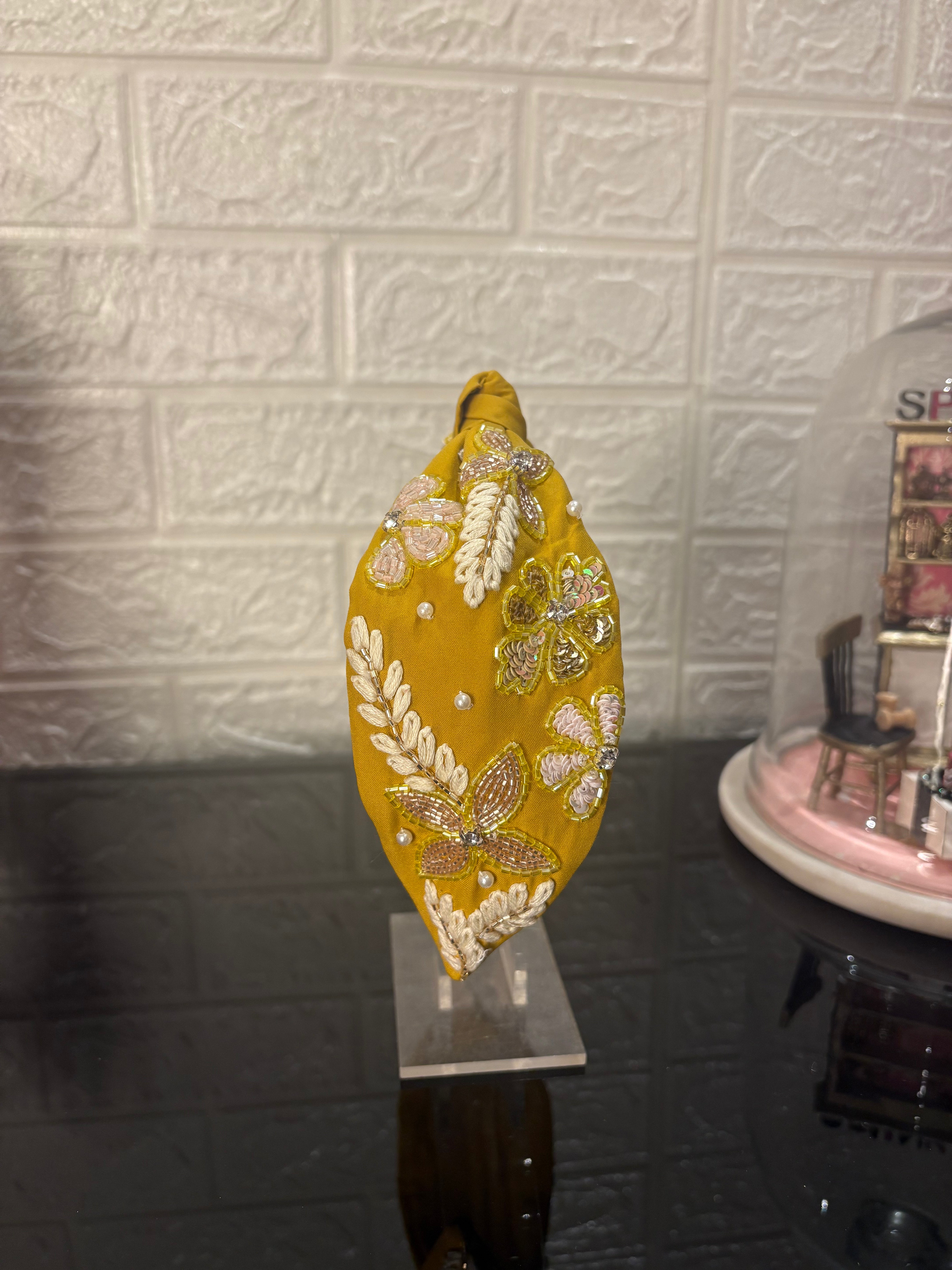 Mustard Meadow Turban Hairband