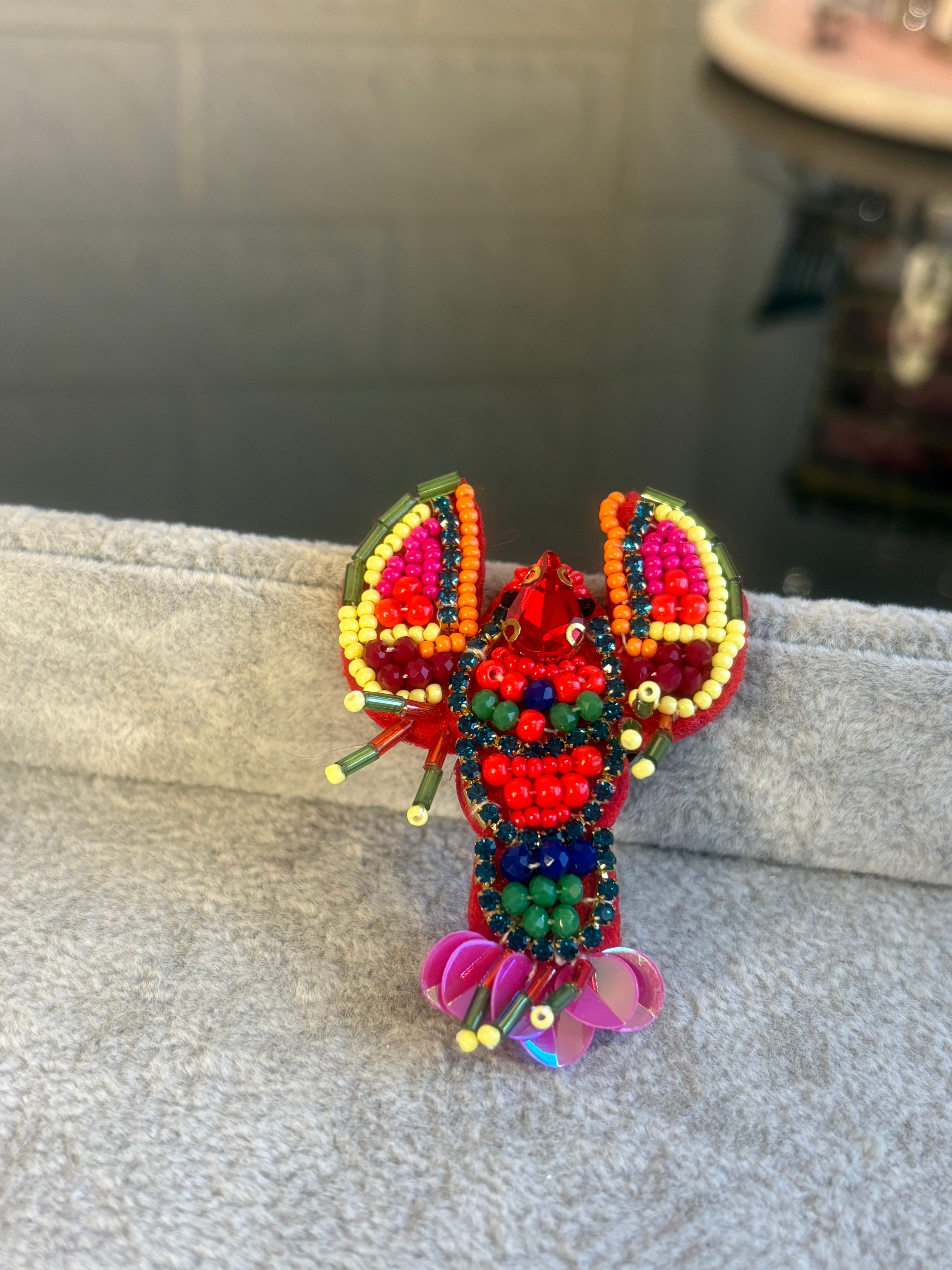 Main Lobster Energy Brooch