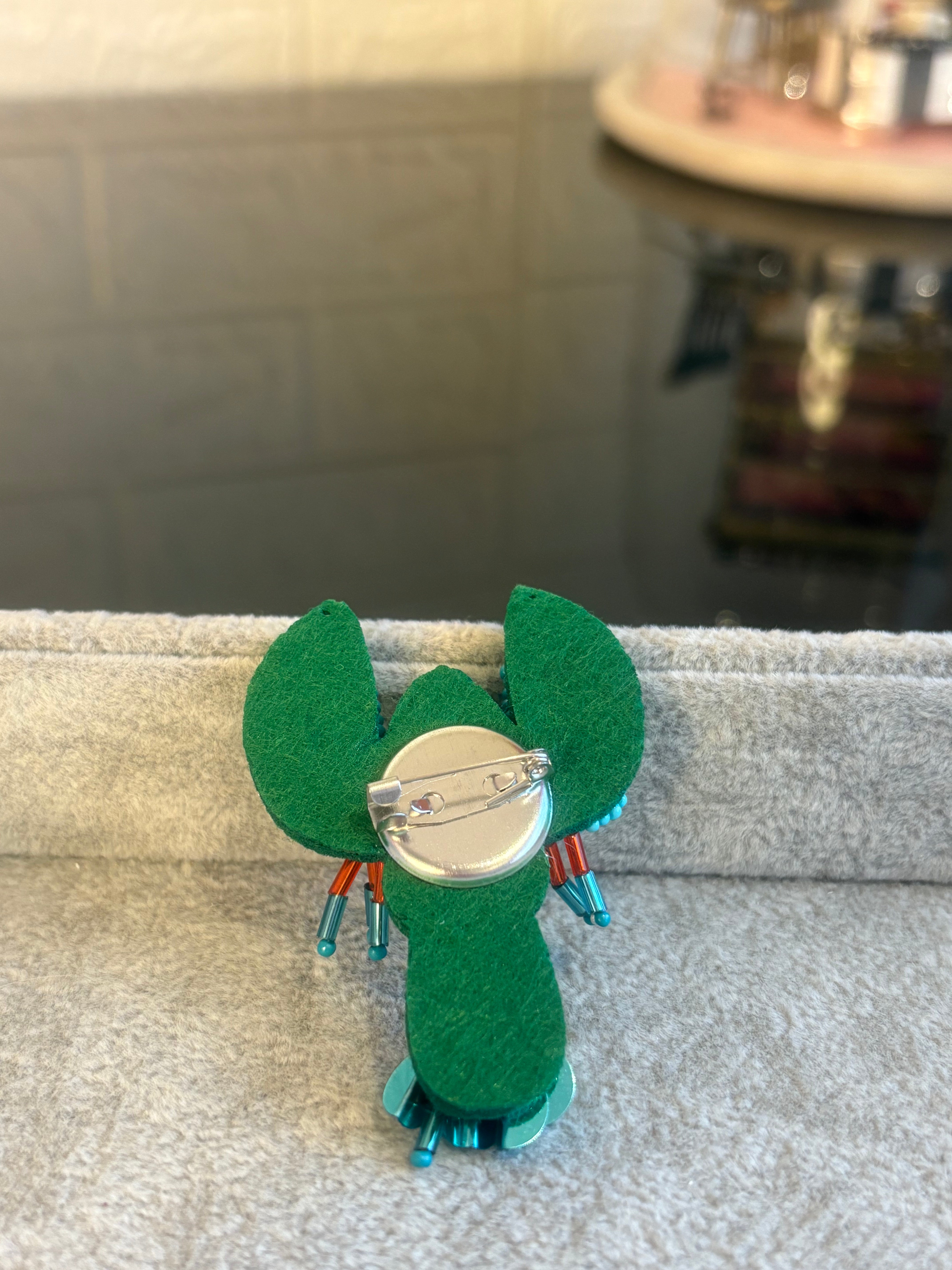 Blue  Lob-star Brooch