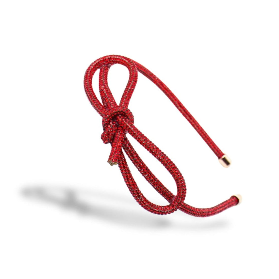 Red Crystal Knot Hairband