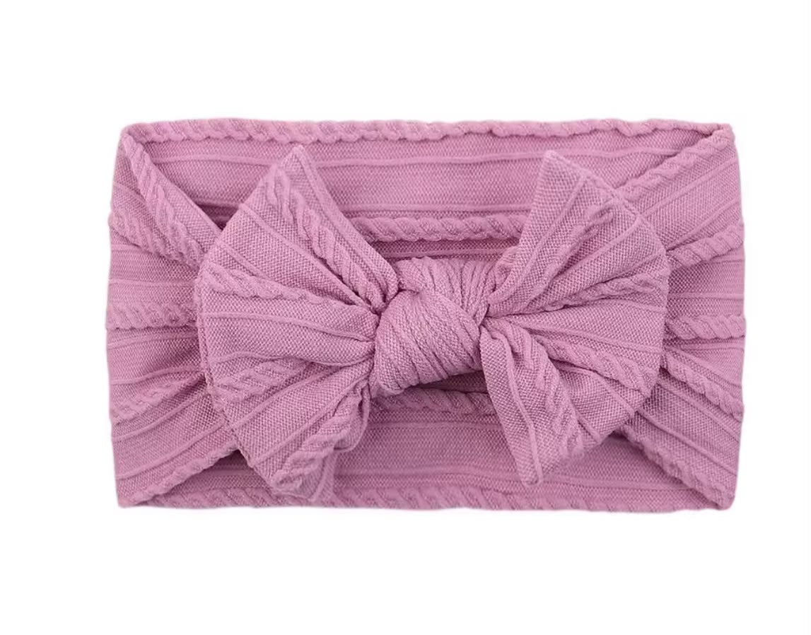 Purple Bandeau Headband