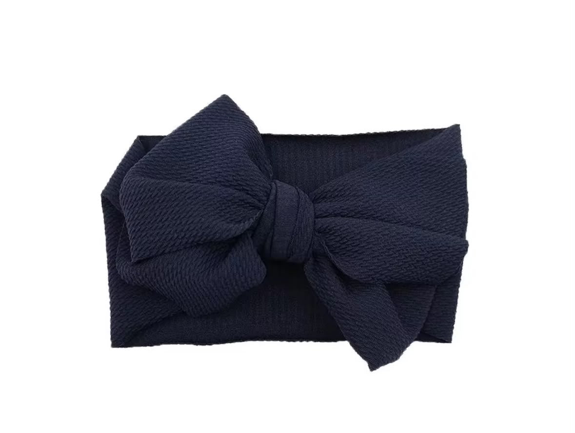 Dark Blue Bandeau Headband